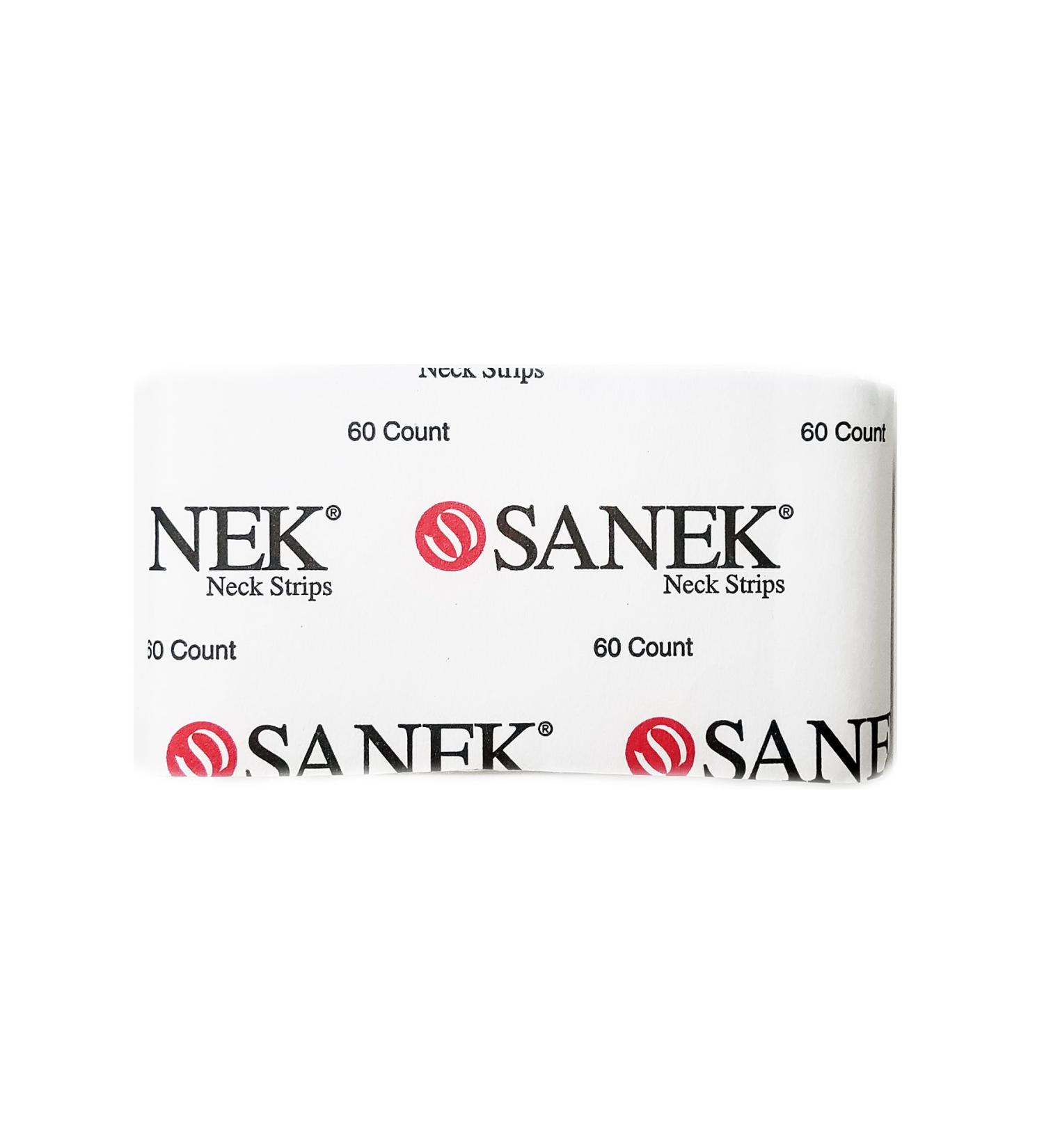 Sanek Neck Strips - Pack of 60 Strips for Hair Salon and Barber Use - Buy Online on GoSupps.com