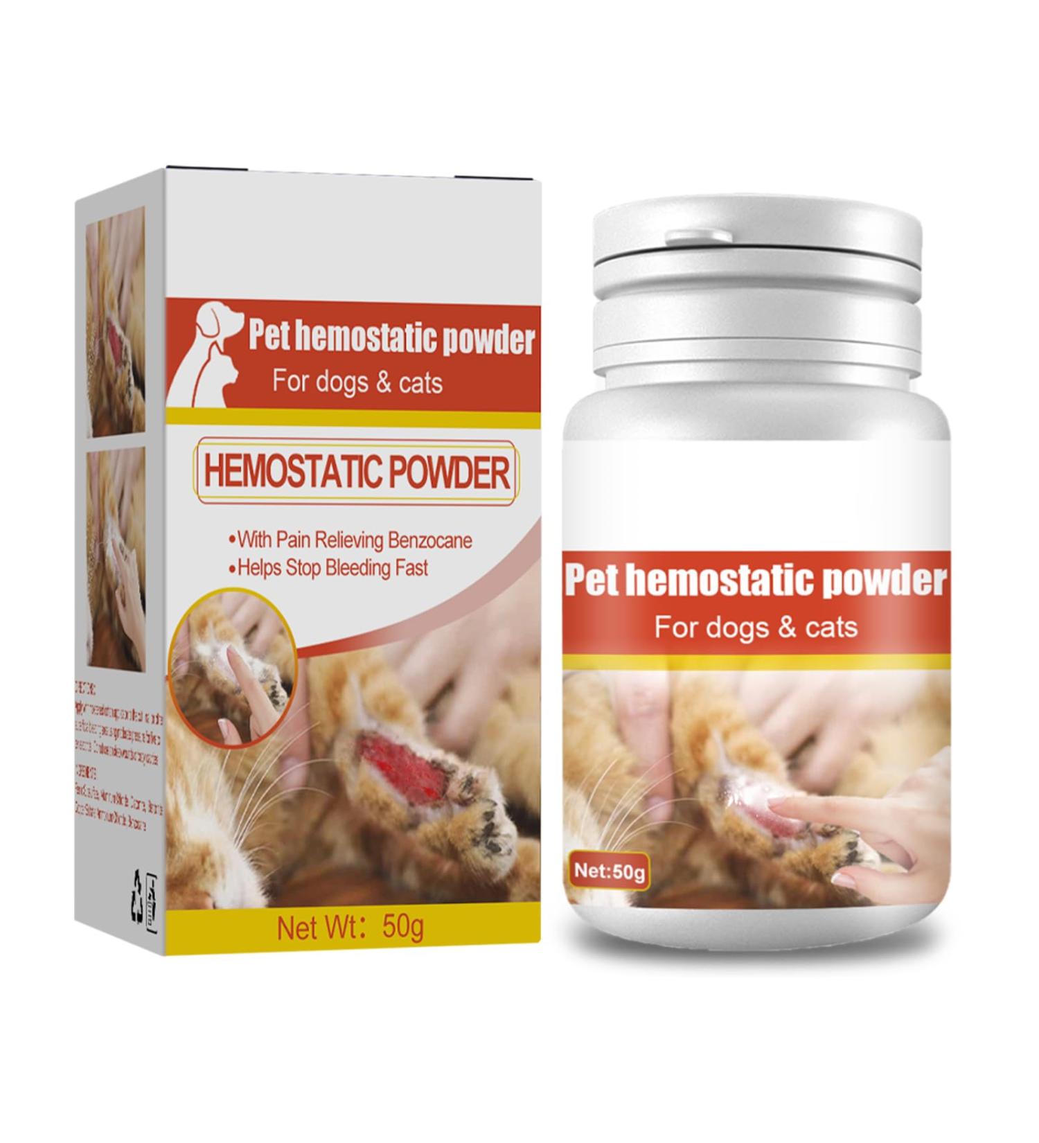 XBIEZ 50g Hemostatic Powder for Pets - Effective Treatment for Bleeding in Dogs & Cats | Skin Care & Hemorrhage Support - Buy Online on GoSupps.com