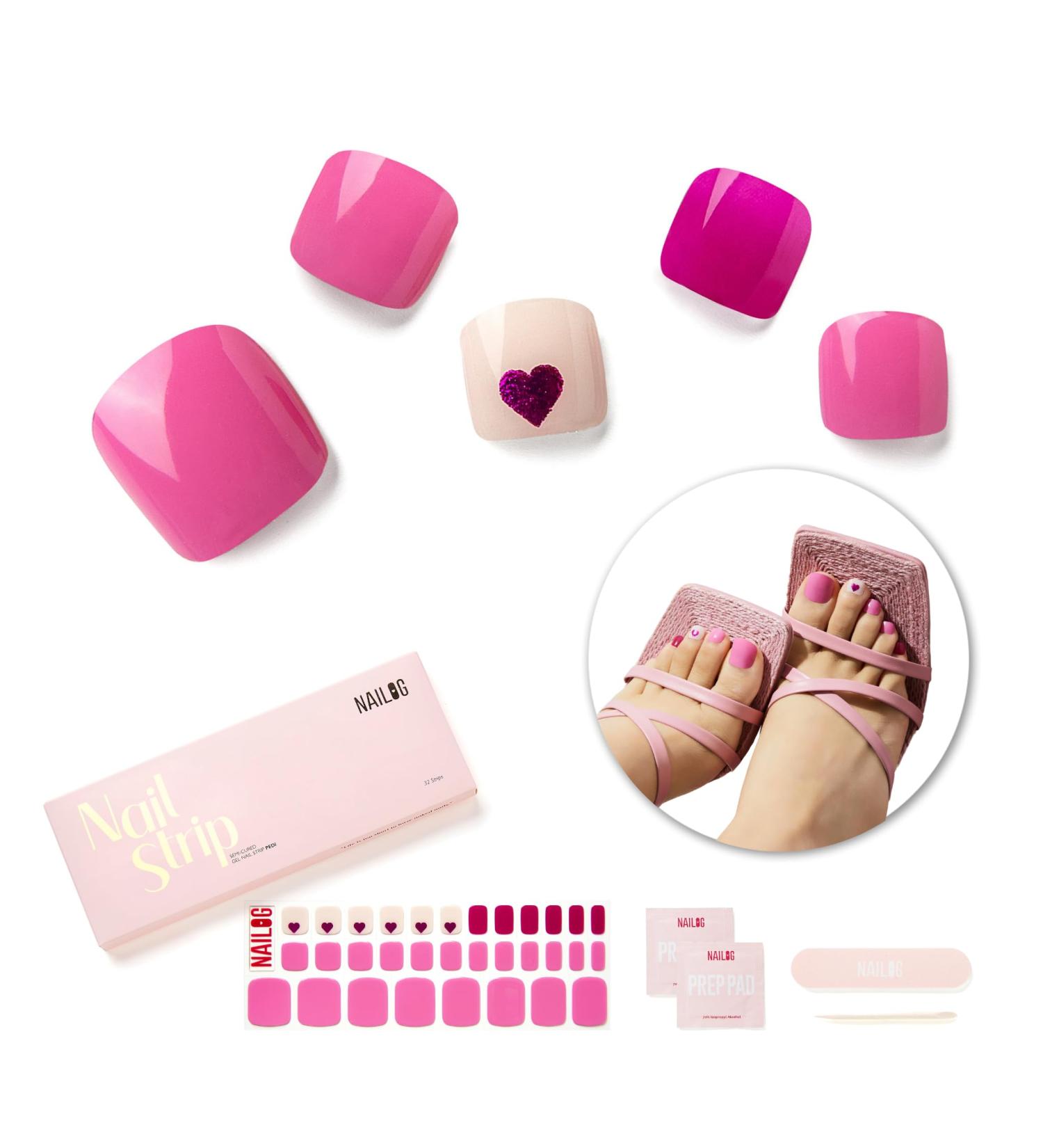 Self-Adhesive Nail Film - 32 Toothed Gel Nail Wraps | UV Hardening | Perfect Gifts for Women & Girls - Buy Online on GoSupps.com