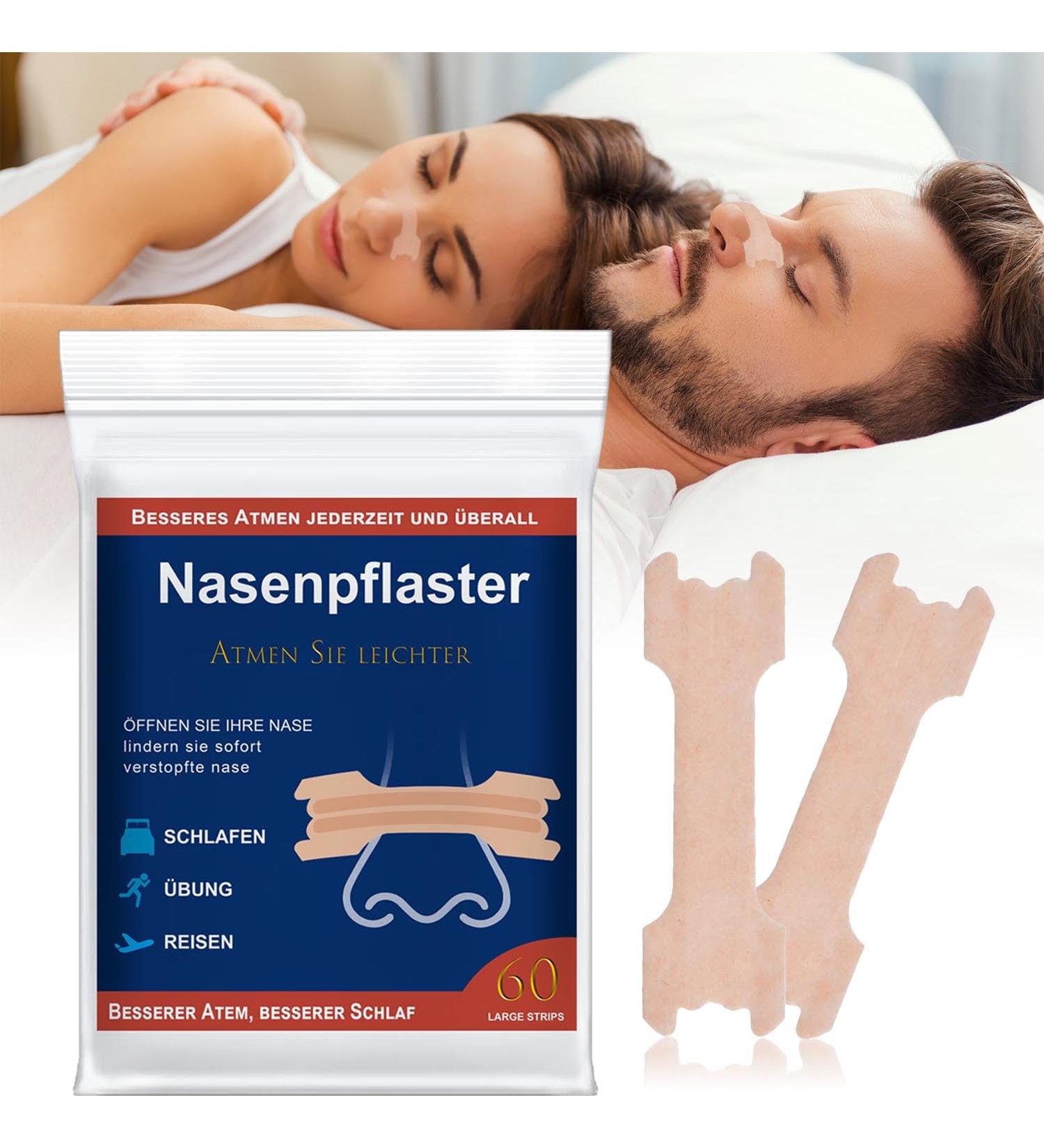 Extra Strong Anti-Snoring Nose Strips - 60 Count | Relieve Clogged Nose & Improve Sleep - Allergy Relief - Buy Online on GoSupps.com