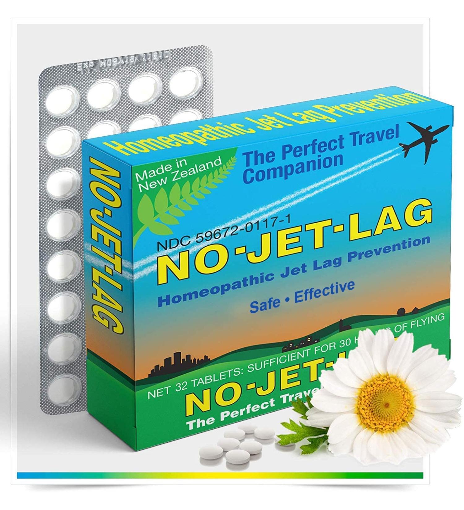 Best No Jet Lag Homeopathic Remedy - 32 Chewable Tablets | Plant-Based Travel Essential - Buy Online on GoSupps.com