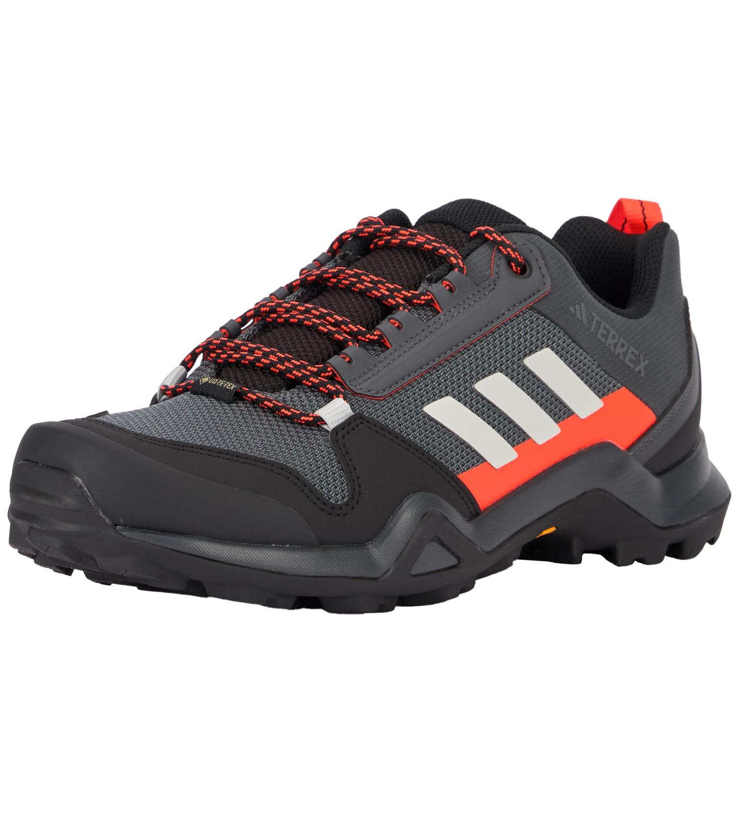 Buy adidas Men's Terrex AX3 Gore-Tex Hiking Shoes - 46 2/3 EU - Dgh Solid Grey/Red | Best International Shipping - Buy Online on GoSupps.com