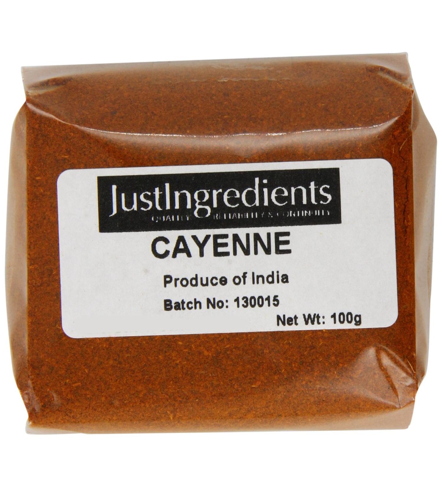 JustIngredients Essential Cayenne Pepper 100 g - Pack of 5 - Buy Online on GoSupps.com