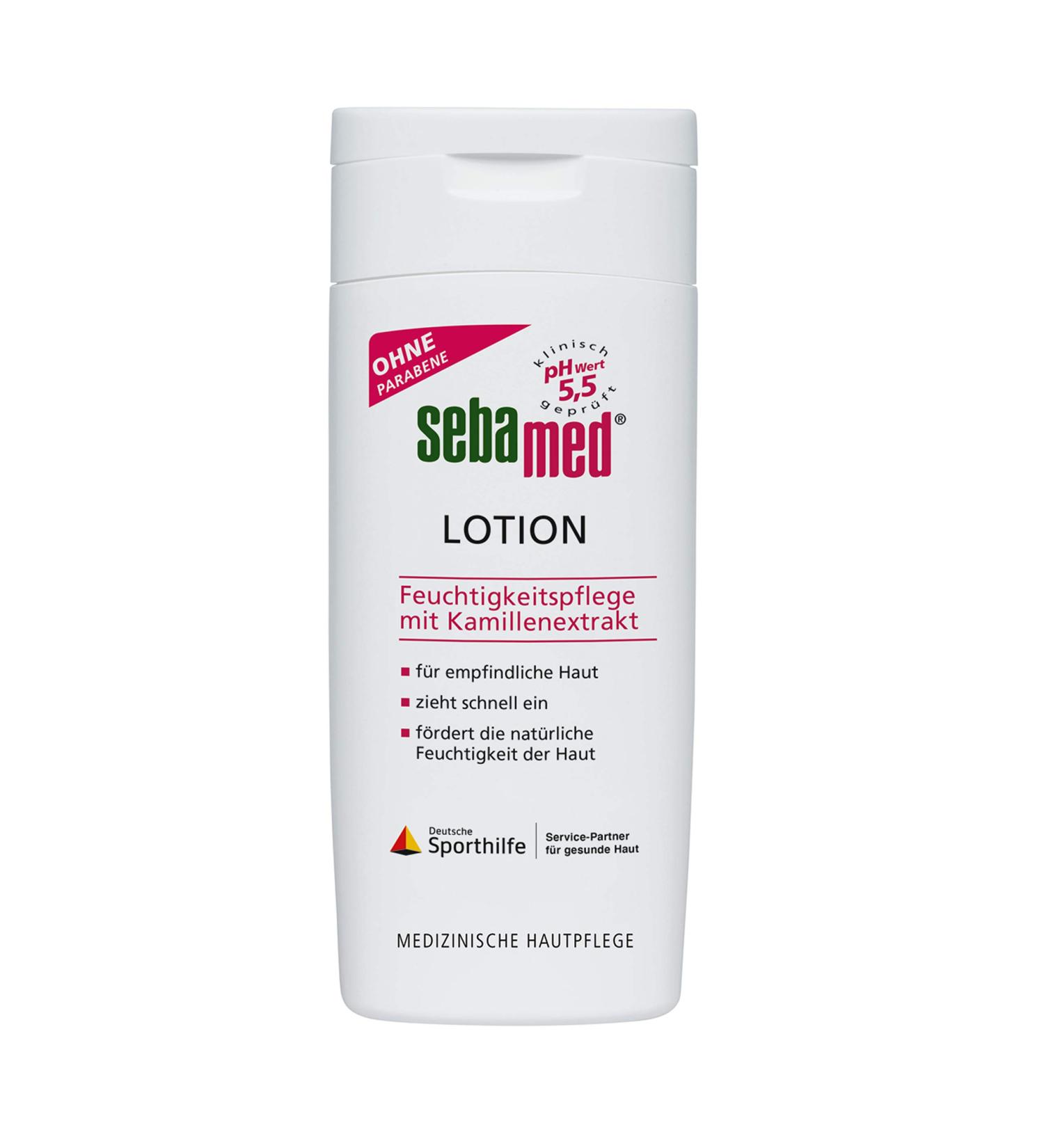 Sebamed Lotion 200 ml - Moisture-Rich Chamomile & Allantoin for Smooth Skin | Fast International Shipping - Buy Online on GoSupps.com
