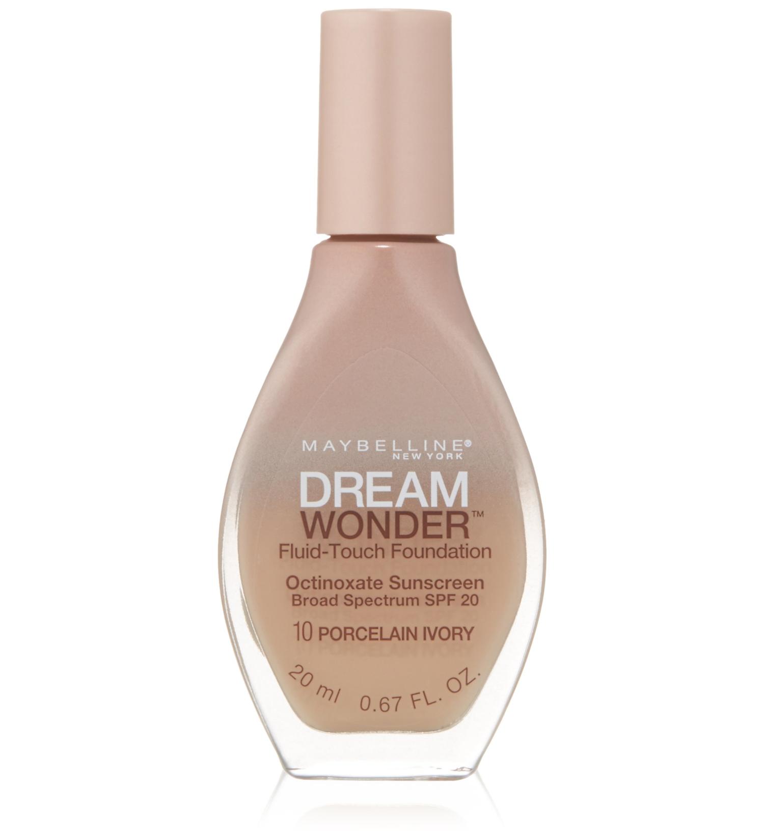 Maybelline Dream Wonder Fluid-Touch Foundation Porcelain Ivory 0.67 oz - Buy Online on GoSupps.com