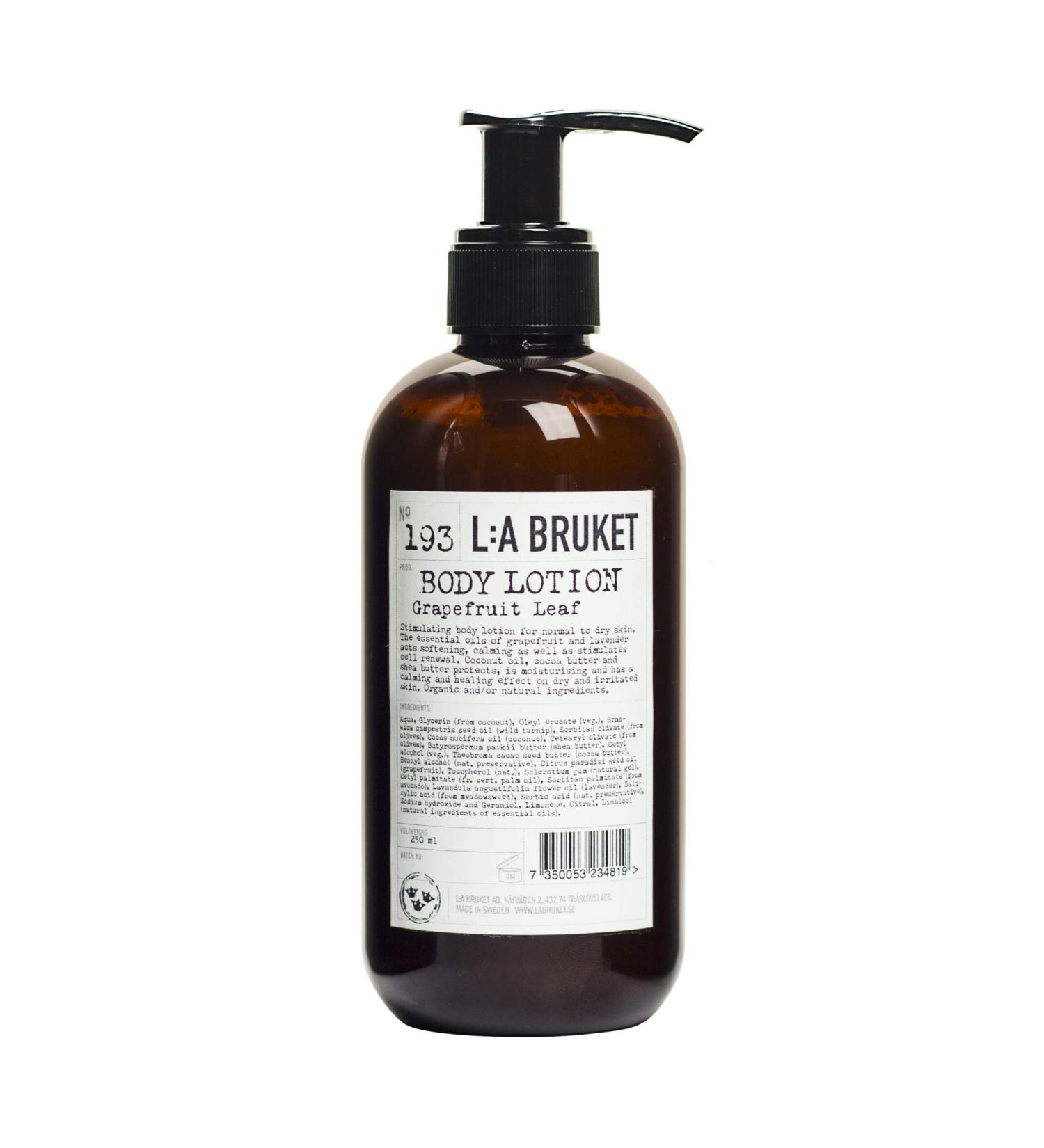 L:a Bruket No.193 Body Lotion Grapefruit Leaf 1 pack (1 x 250 ml)