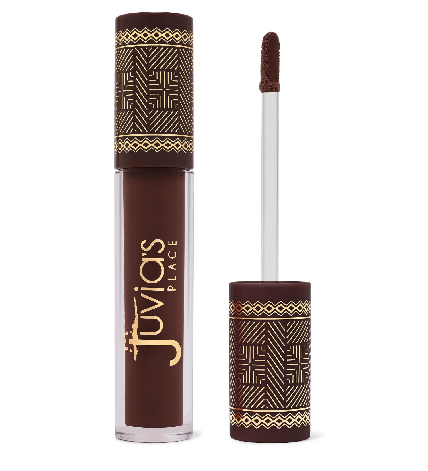 Juvia's Place Coffee Shop Lip Gloss - Chocolate Drip | Hydrating Long-Lasting Shine & Plumping Gloss for a Glossy Pout - Buy Online on GoSupps.com