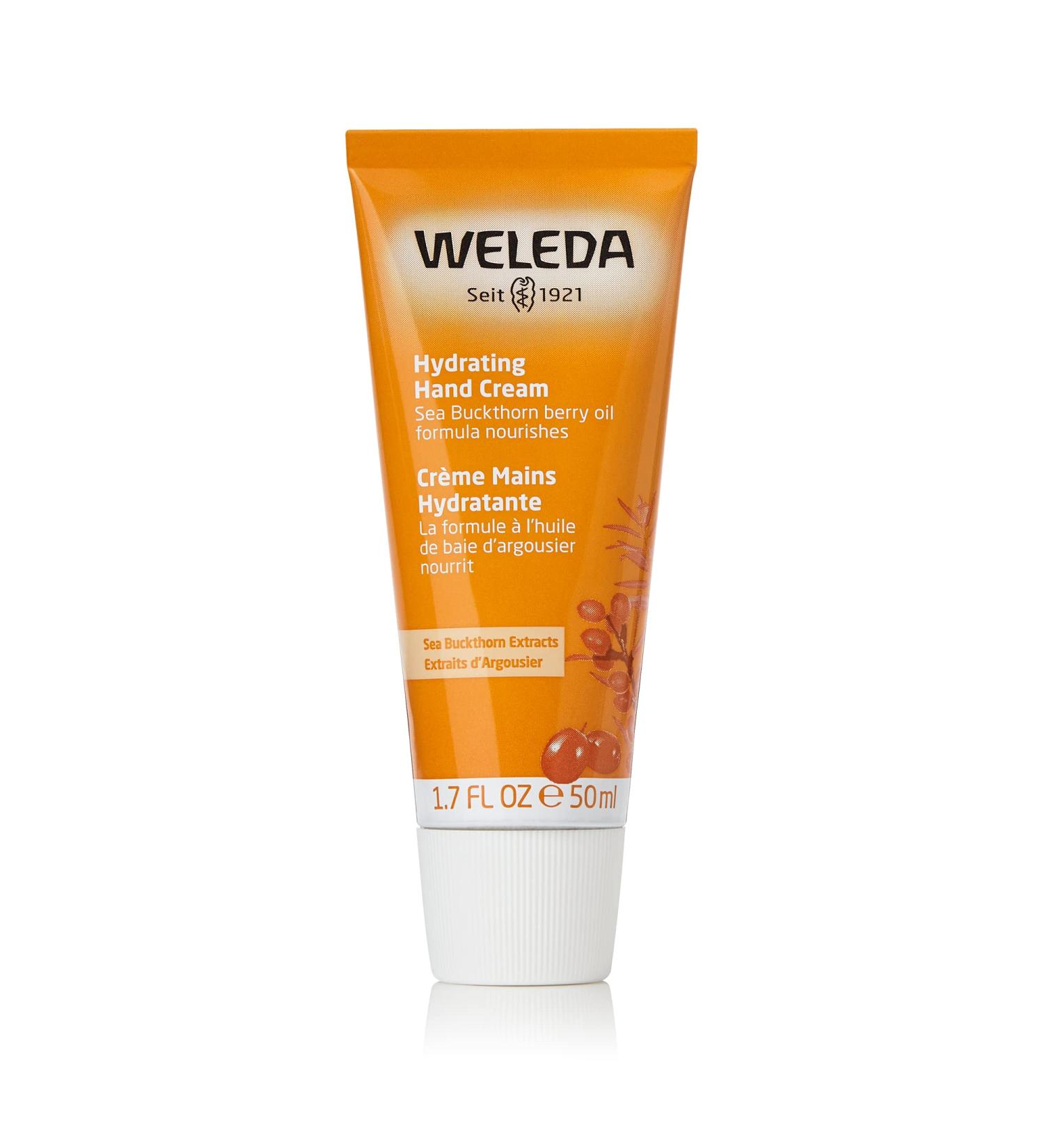 Weleda Sea Buckthorn Hand Cream - 1.7 oz | Nourishing Hand Moisturizer - Buy Online on GoSupps.com