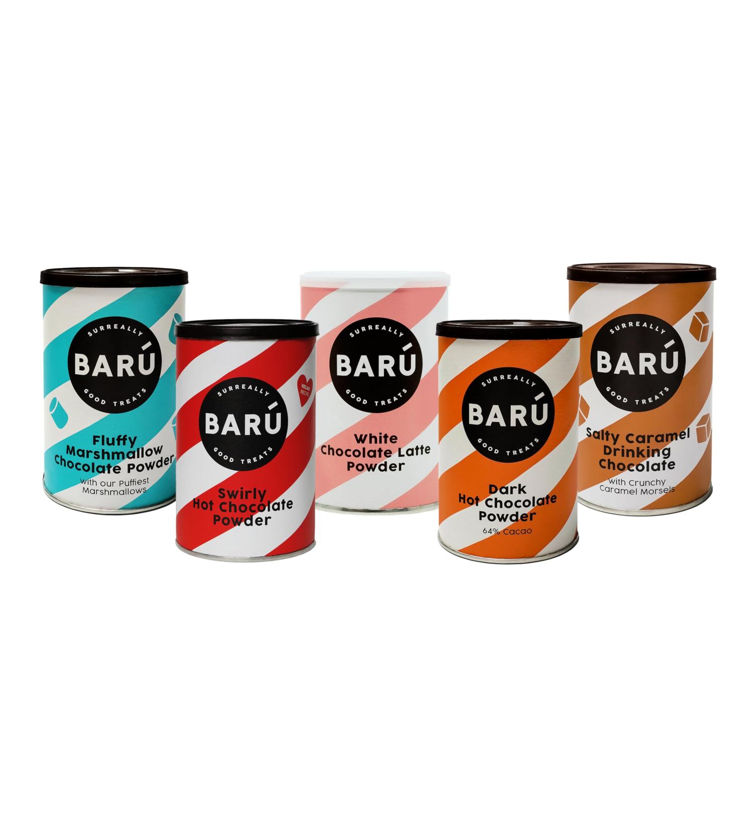  Bar Bar Assorted Hot Chocolates Soft Marshmallow Dark Chocolate Salted Caramel White Chocolate & Swirly 5 x 250 g 60 cups - Buy Online on GoSupps.com