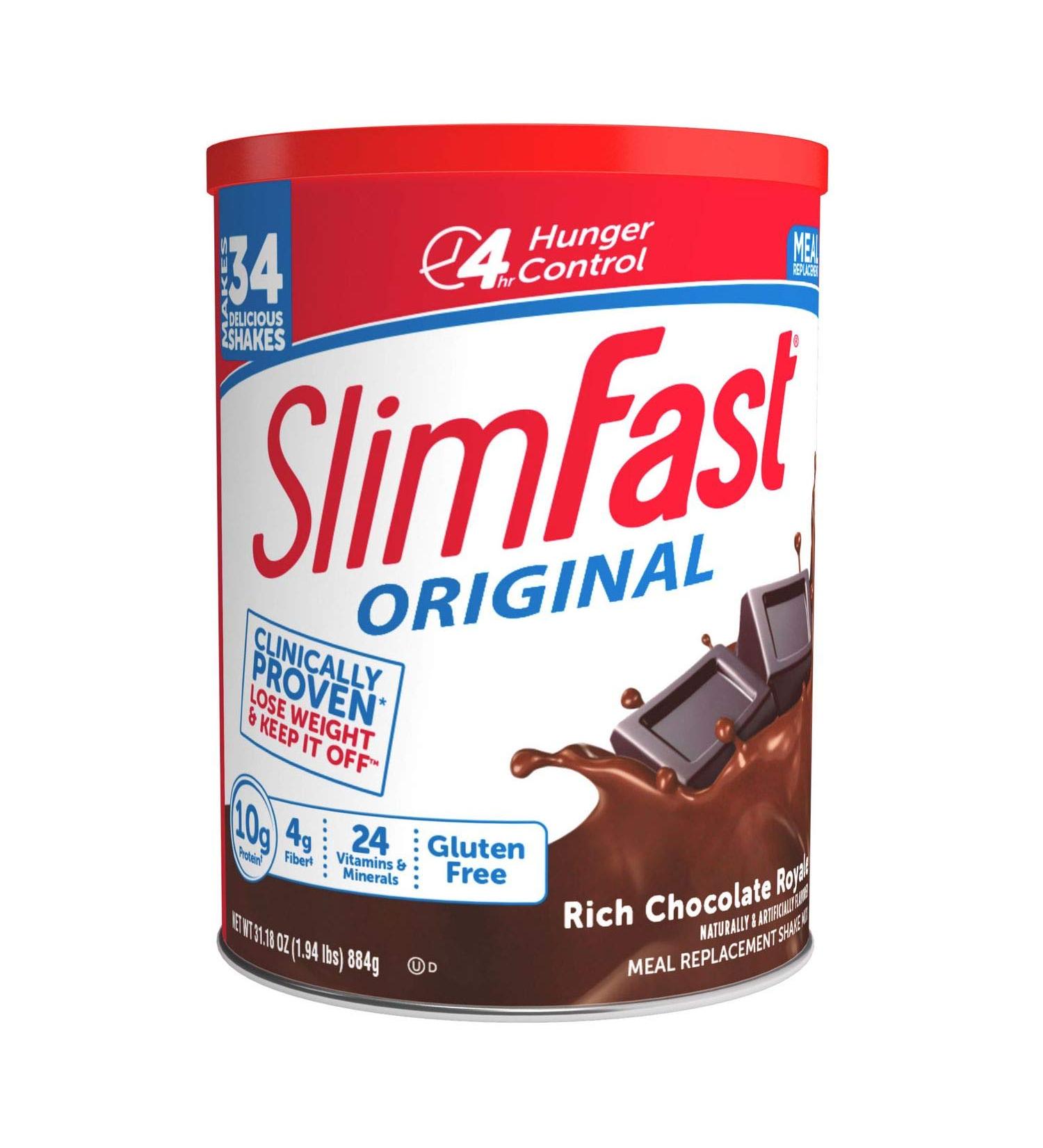 Slim Fast Rich Chocolate Royale Shake Mix Powder 93 Ounces