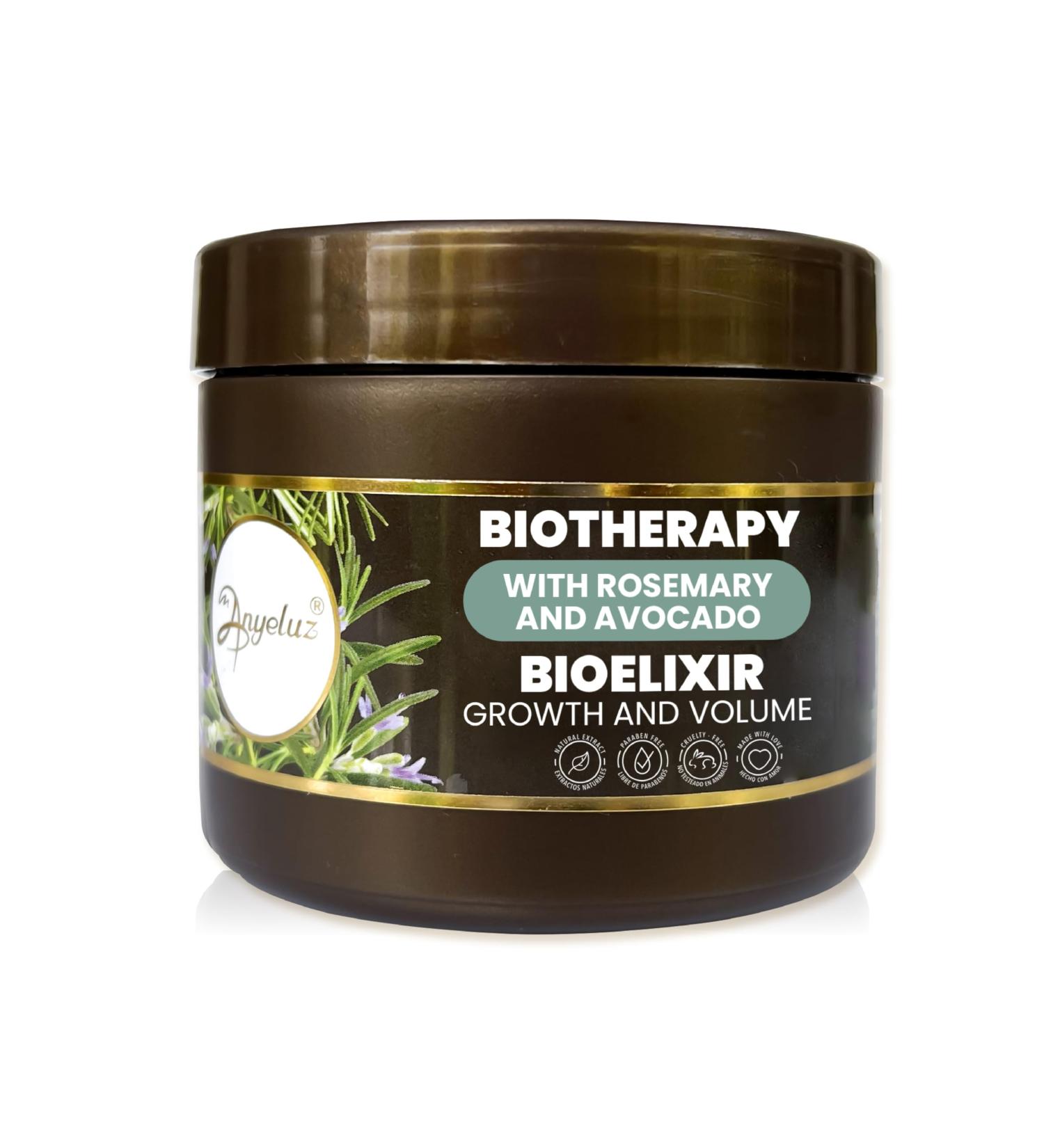 ANYELUZ Rosemary Biotherapy | Hydrating Hair Treatment with Rosemary & Avocado Extracts | Repair & Strengthen Damaged Hair - Buy Online on GoSupps.com