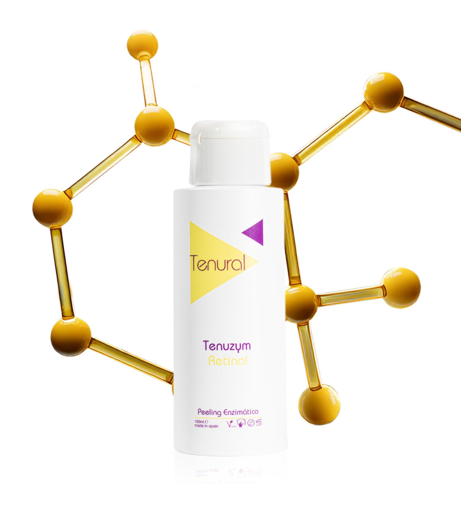  Tenural Tenuzym Retinal Anti-Ageing Enzymatic Peeling with Retinal and Hyaluronic Acid - Exfoliates Firms & Reduces Wrinkles for Mature Skin - 100ml - Buy Online on GoSupps.com