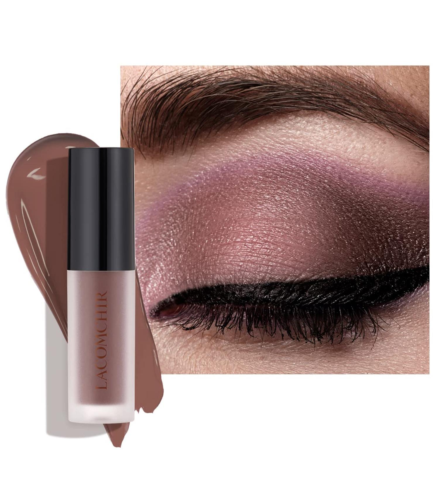 LACOMCHIR Liquid Matte Eyeshadow - Creamy & High Pigmented | Water-resistant & Long Lasting | Vegan & Cruelty Free | 1.8ml - Shade 02 - Buy Online on GoSupps.com