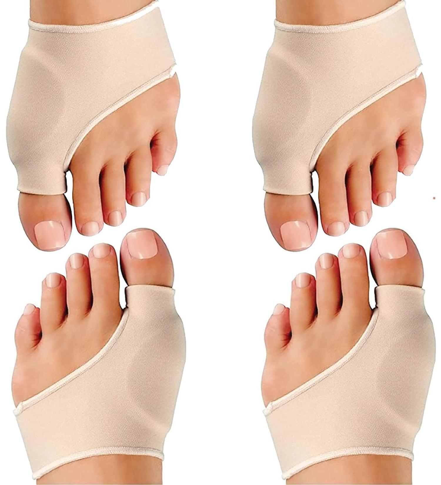 Bunion Corrector and Relief Sleeve with Gel Pads - Orthopedic Brace for Men and Women - 2 Pair Bunion Corrector for Daytime Relief - Buy Online on GoSupps.com