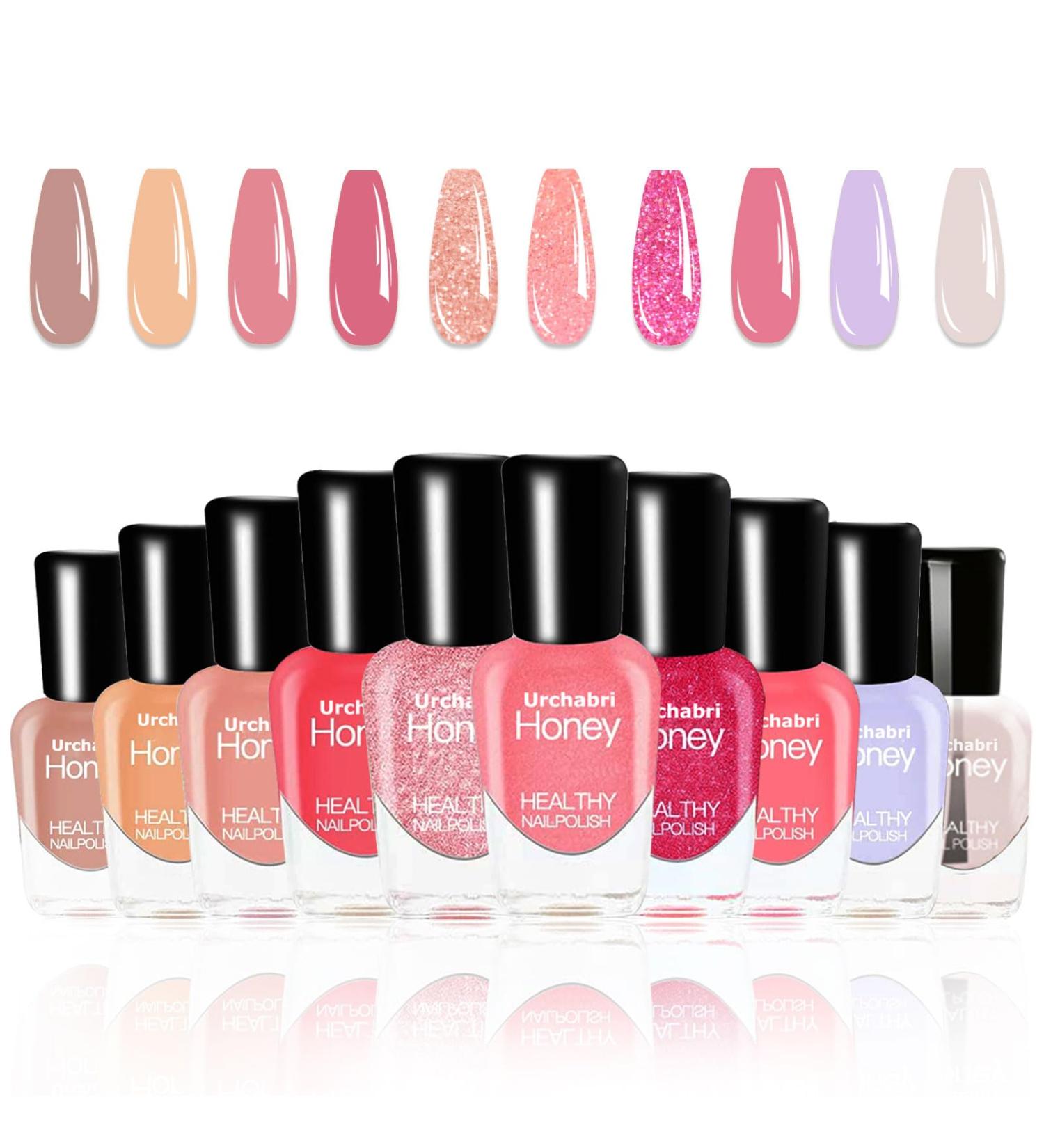 Shop Quick Dry Pink Nail Polish Set - Non-Toxic Manicure Kit for Kids | Perfect for Girls & International Shipping - Buy Online on GoSupps.com
