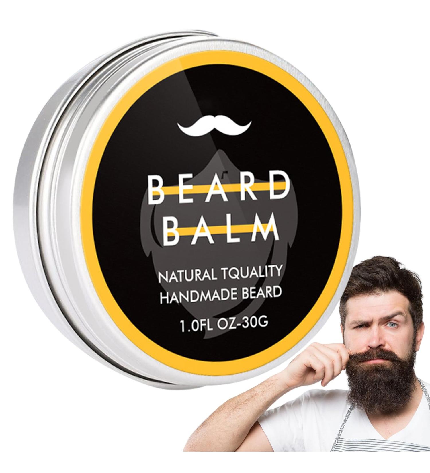 Beard Styling Balm | Moisturizing Cream & Mustache Balm | Essential Beard Care for Men | Promotes Facial Hair Growth | 1 FL Oz - Buy Online on GoSupps.com
