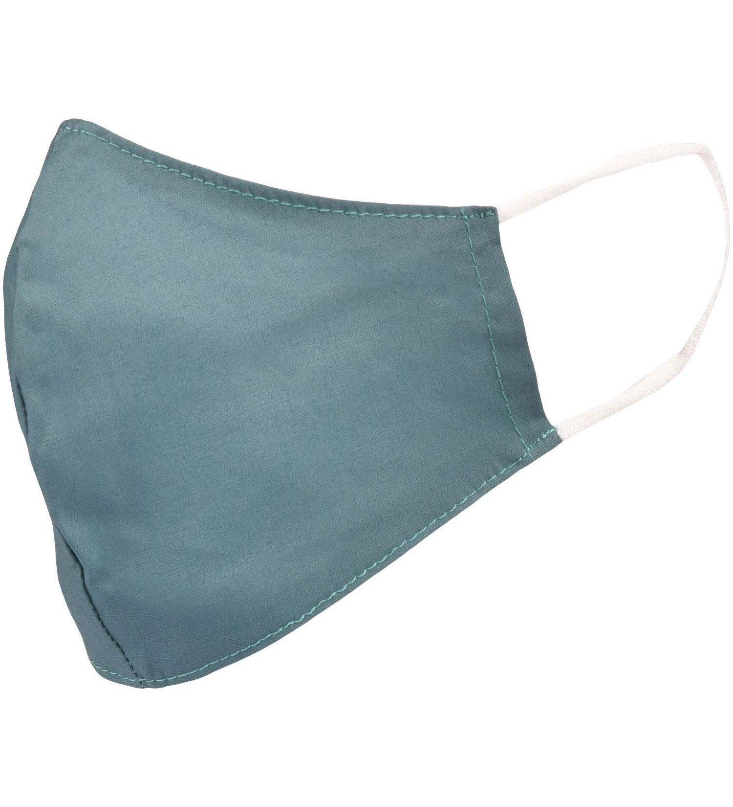 styleBREAKER Unisex Cotton Fabric Mask - Double Layer Reusable Washable Community Mask in Petrol - International Shipping Available - Buy Online on GoSupps.com