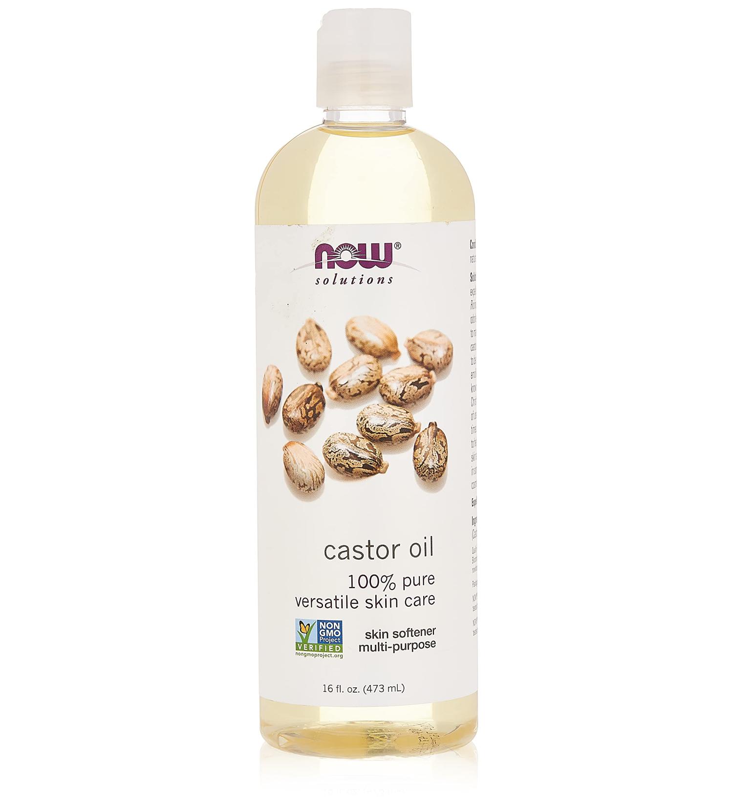 Now Foods Solutions Huile de castor 473 ml - Buy Online on GoSupps.com