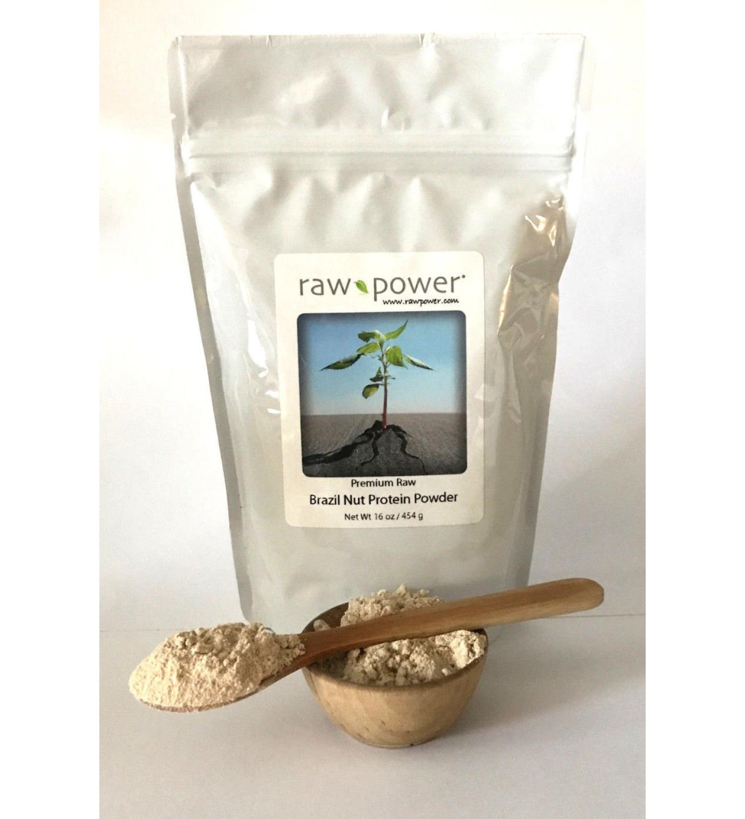 Raw Power Brazil Nut Protein Powder Premium Brand (16 oz)