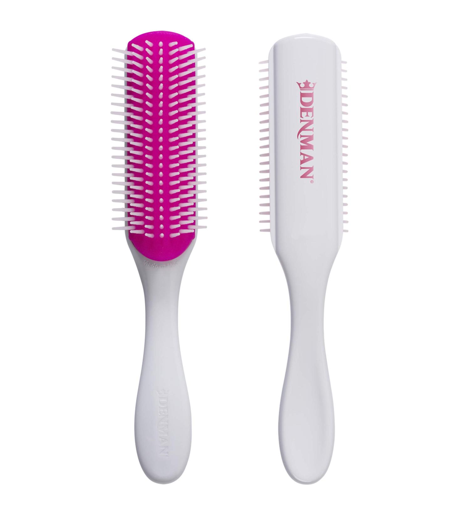 Denman D3 Cherry Blossom Curly Hair Brush | 7-Row Styling Brush for Perfect Curls - Unisex - Buy Online on GoSupps.com