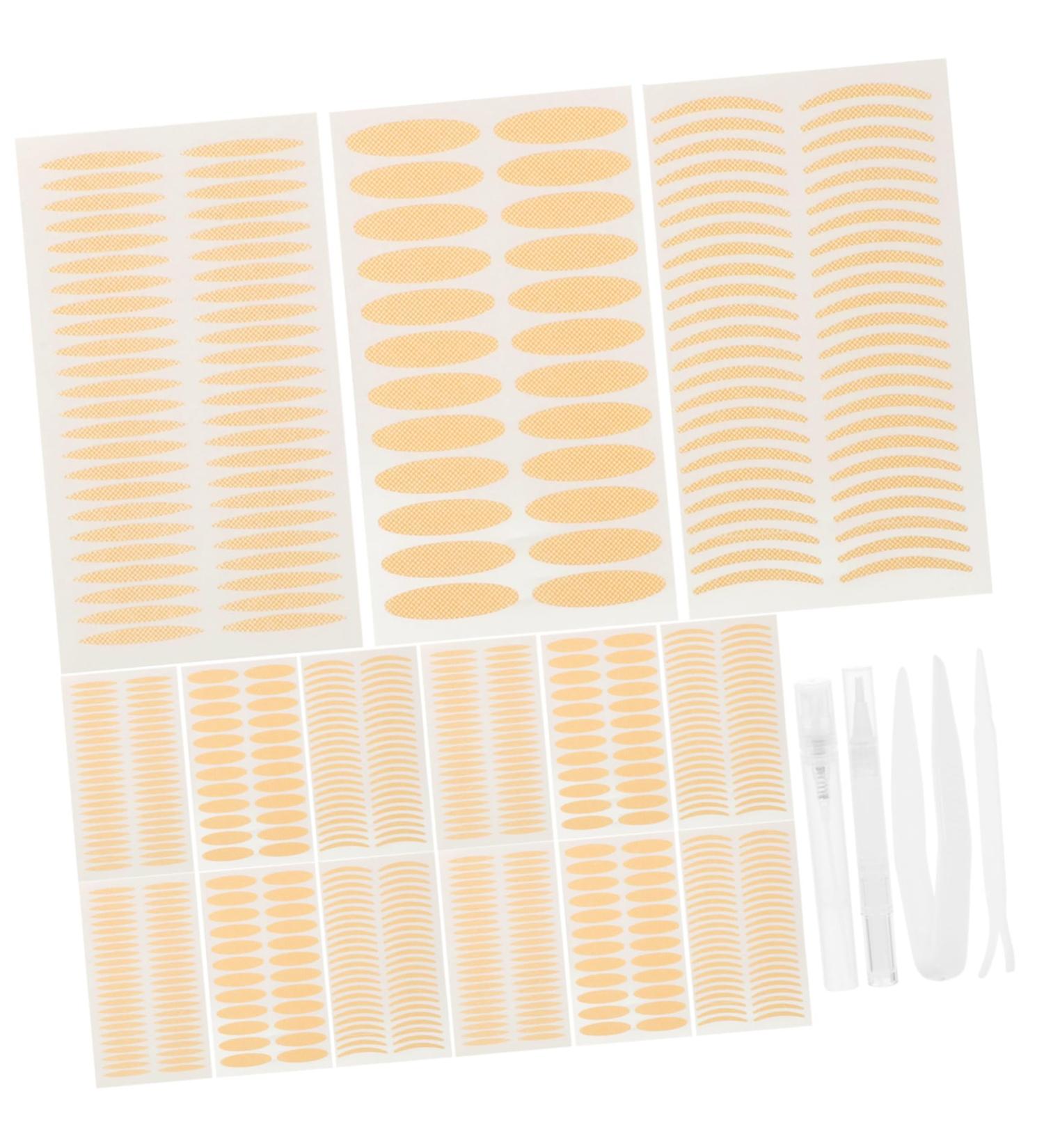 POPETPOP 1 Set Double Eyelid Sticker Set Eyelid Lifter Strips Eyelid Stickers Eyelid Tape for Hooded Eyes Invisible Makeup Stickers Girl Double Eyelid Tape Slim Lifting Belt Mesh - Buy Online on GoSupps.com