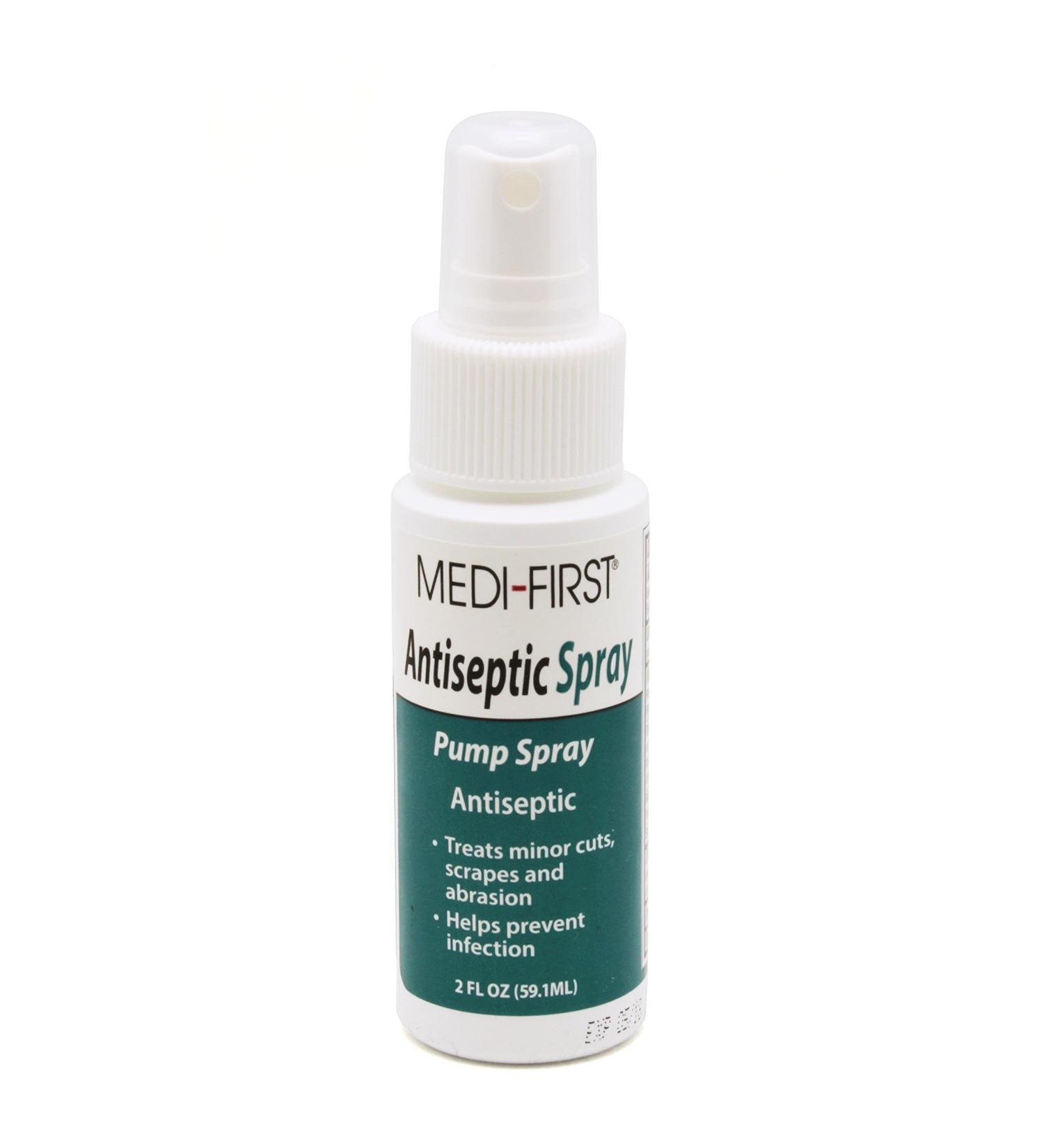 Medi-First 24402 Antiseptic Spray Pump - 2 Ounce | Fast-Acting First Aid Solution - Buy Online on GoSupps.com