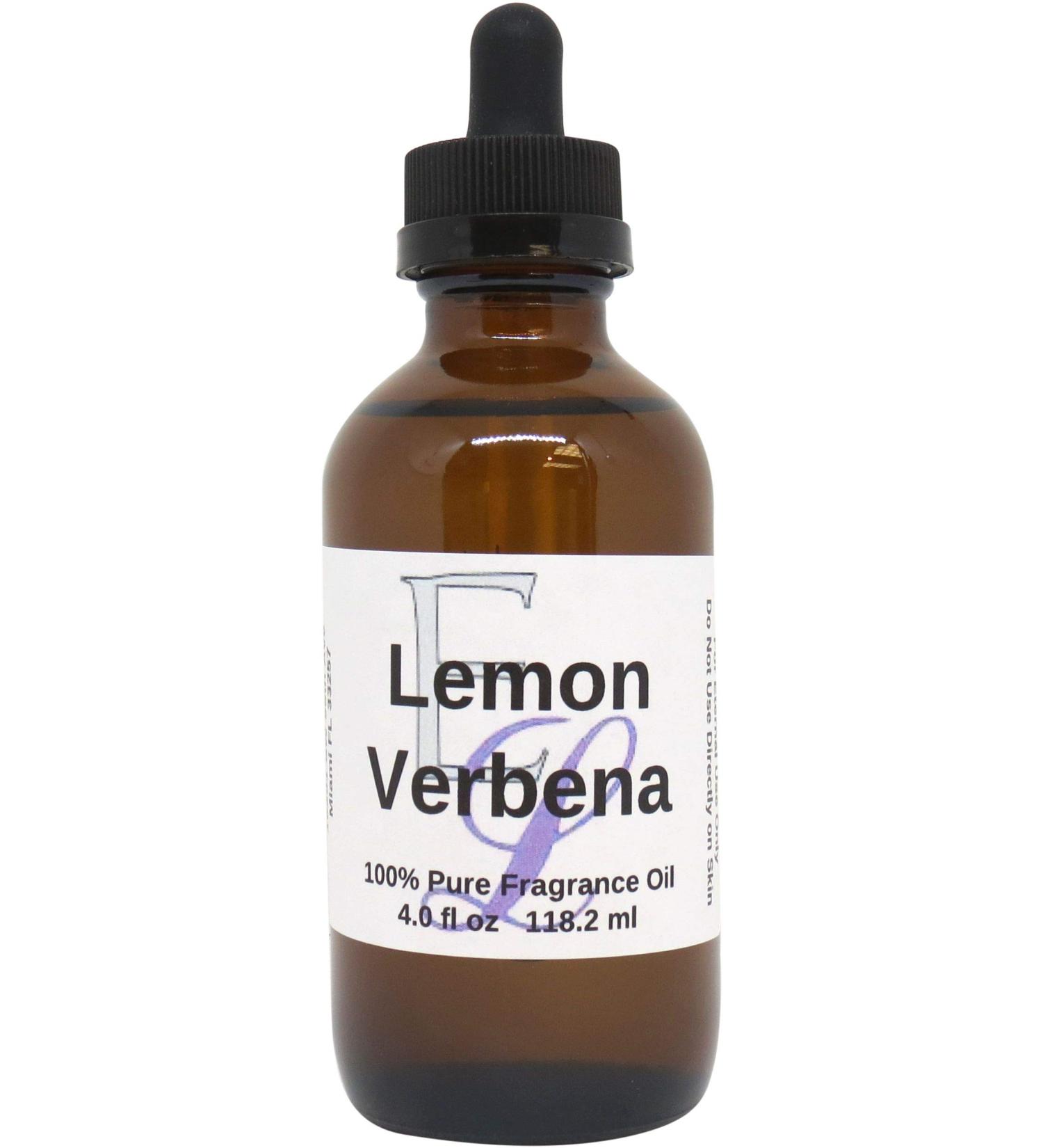 Lemon Verbena Fragrance Oil 4 oz | Premium Aromatherapy Diffuser Oil by Eclectic Lady - Long Lasting & International Shipping - Buy Online on GoSupps.com