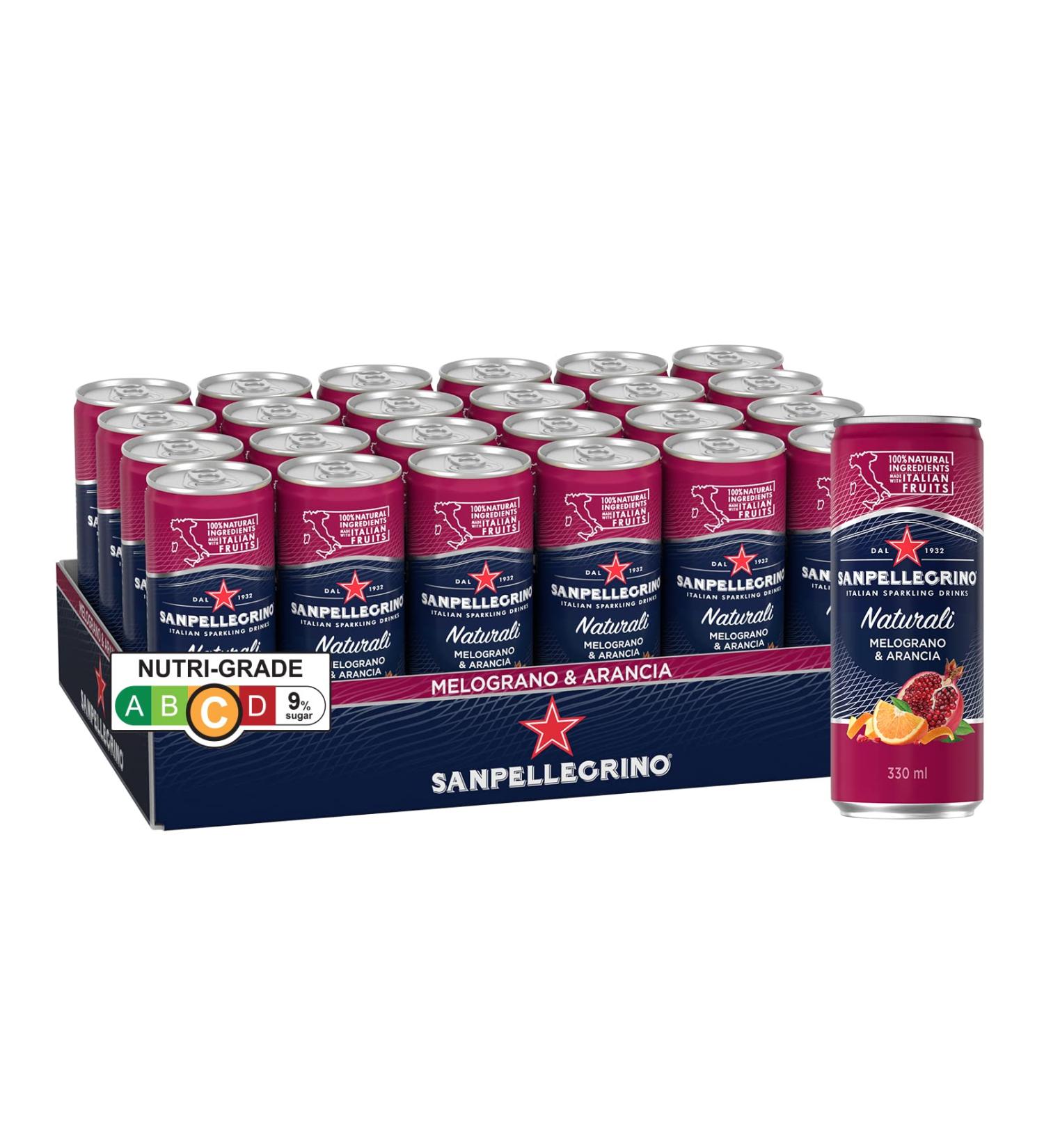 Sanpellegrino ISD Melograno e Arancia 6 x 4-Packs 24 x 330ml Pomegrante & Orange - Buy Online on GoSupps.com