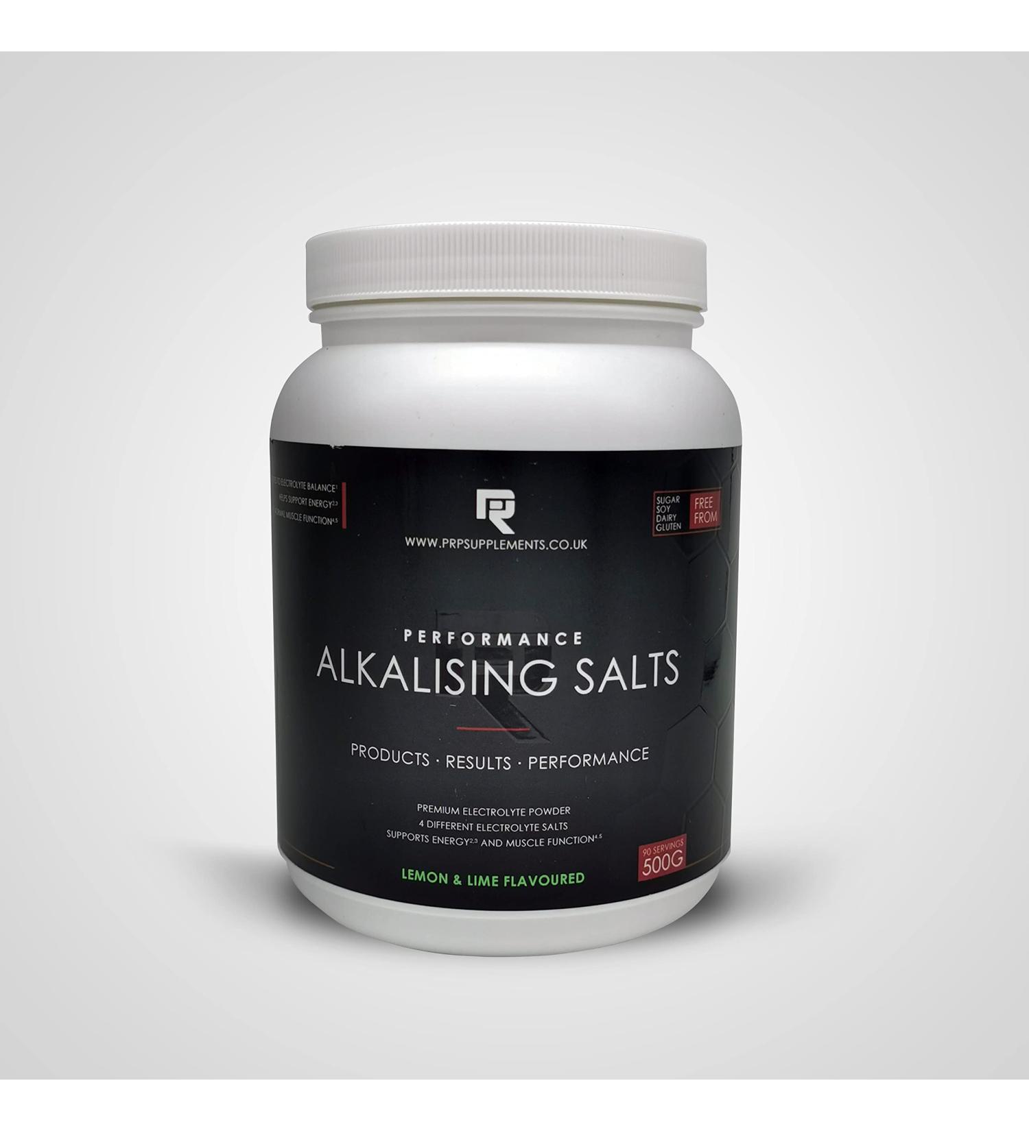PRP Alkalising Salts - Alkaline Supplement 500g (Lemon & Lime) - pH Balance Support - Buy Online on GoSupps.com