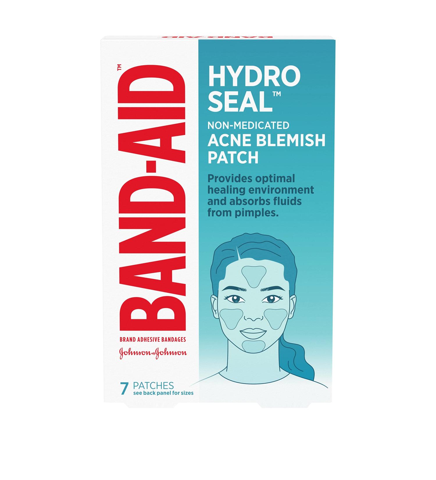 Band-Aid Hydro Seal Acne Patches for Face - Non-Medicated Blemish Patch for Pimples - 7 Patches - Buy Online on GoSupps.com