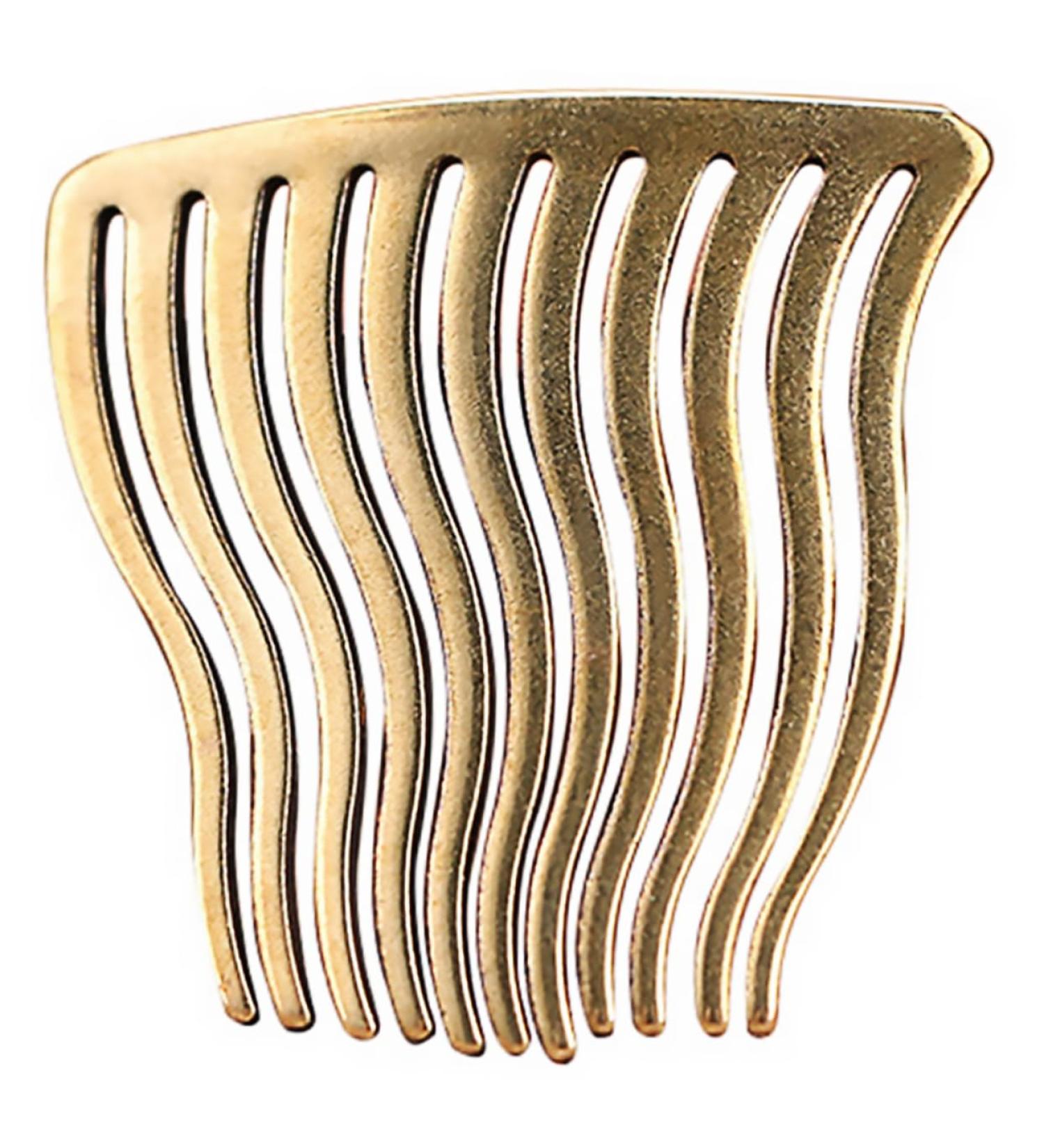 Didiseaon 1pc Hairpin Bride Hair Comb Wedding Headpiece for Bride Handmade Ornaments Hair Pin Combs Vintage Hair Comb Hair Barrettes Wedding Hair Banquet Simple Brass - Buy Online on GoSupps.com