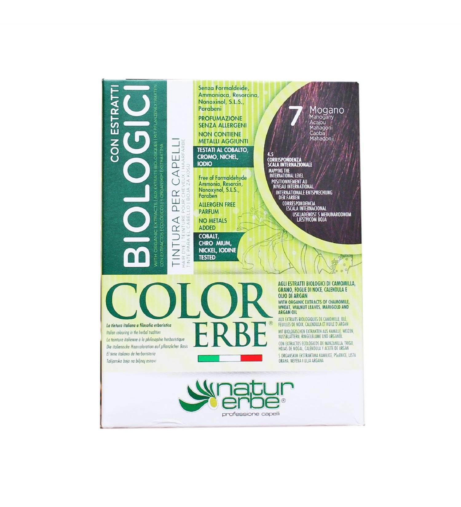 Naturerbe Color Erbe Bio Extracts Dye 07 Mahogany - Buy Online on GoSupps.com