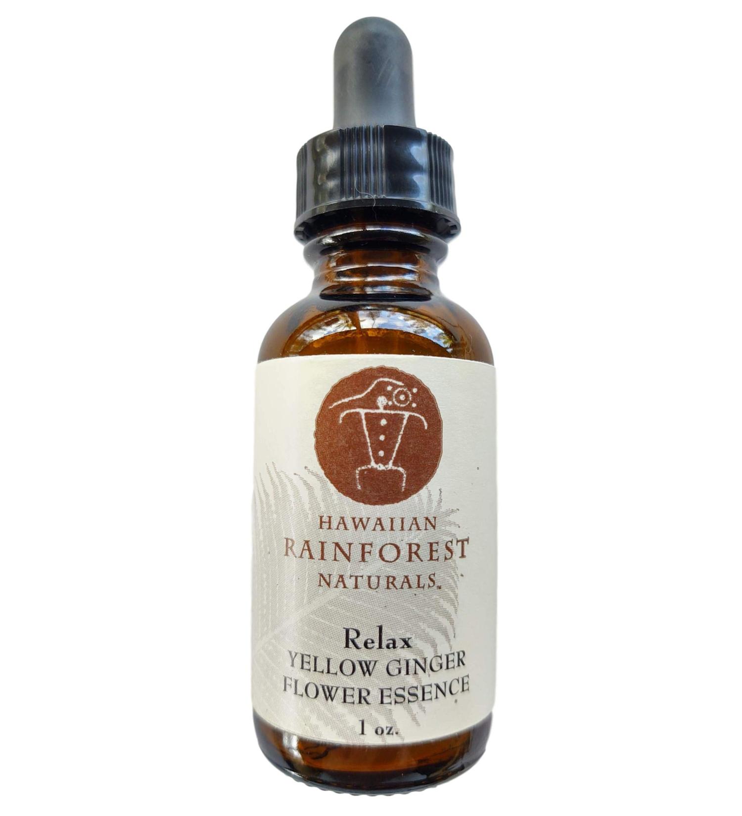 Yellow Ginger - Relax Hawaiian Flower Essence 1oz.
