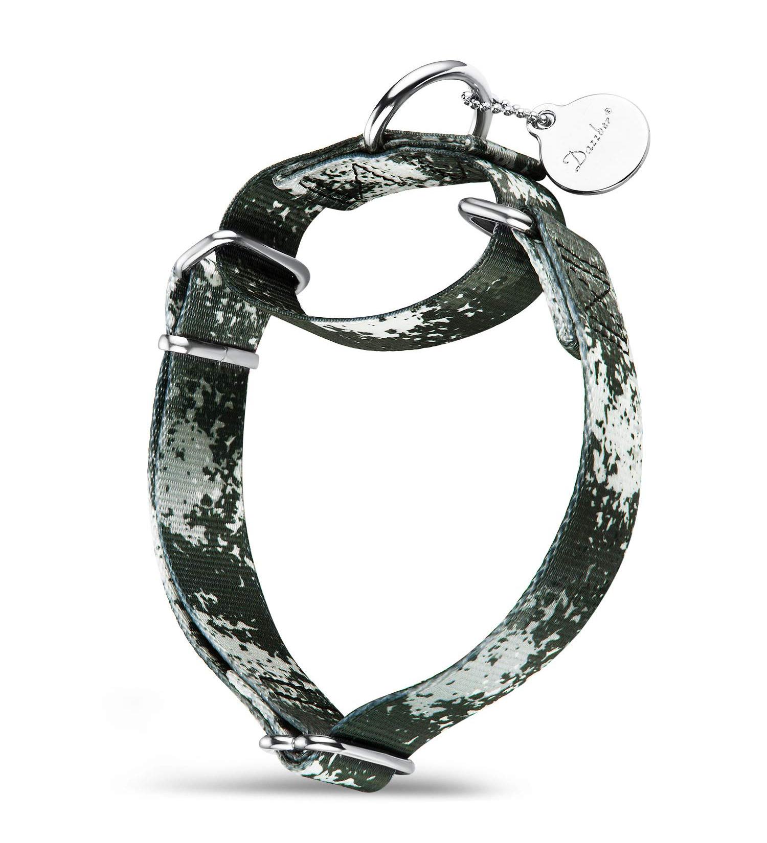 Dazzber Martingale Dog Collar for Small Dogs | No Pull Anti-Escape | Adjustable 20.3-27.9 cm | Royal Blue | Cloud Design | Perfect for Puppies - Buy Online on GoSupps.com