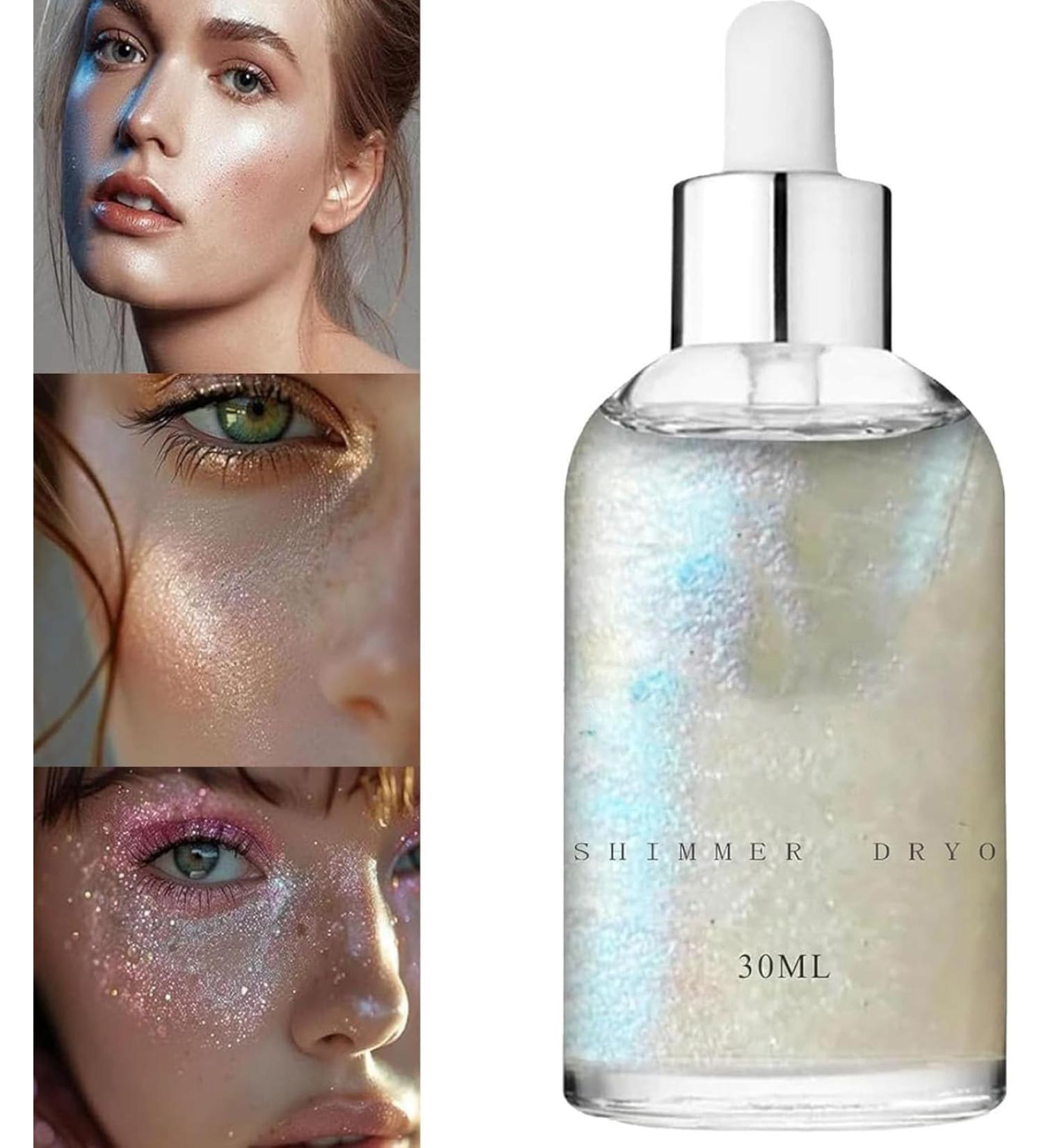 Buy Gold Glow Body Shimmer Oil Waterproof Glitter Dry Oil for Glowing Skin | Opphic - Buy Online on GoSupps.com