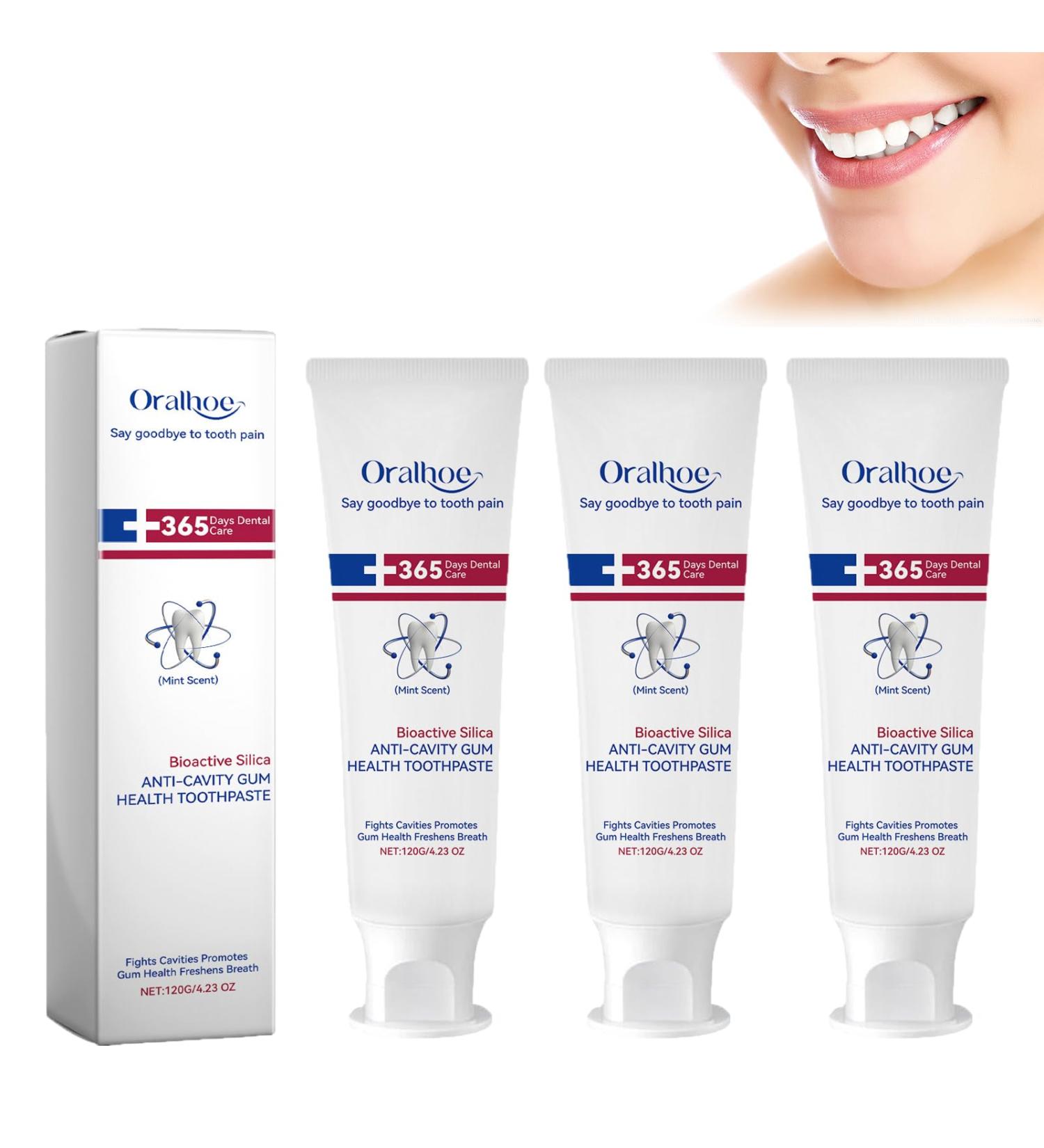 Oraliz Anti-Caries Whitening Toothpaste Anti-Caries Toothpaste Anti-Caries Whitening Active Gingival Restoration Refreshing And Anti-Caries Toothpaste (3pcs) - Buy Online on GoSupps.com