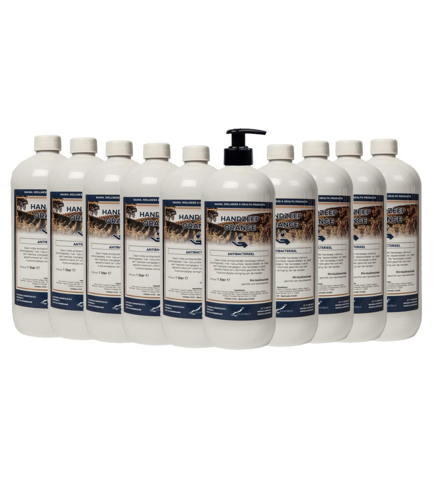 Hand Soap Orange 10 x 1 litre - with free pump