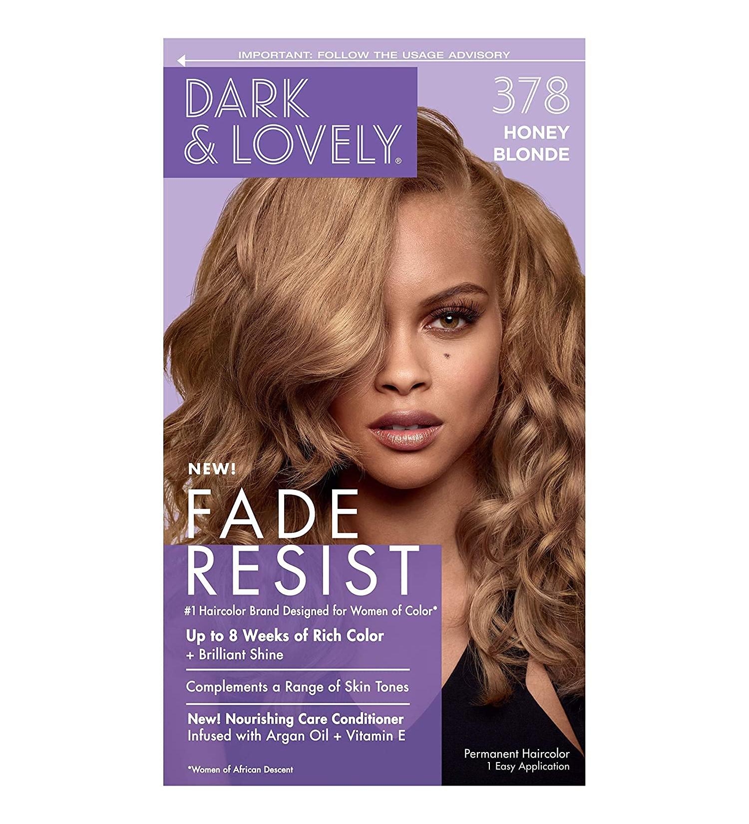 Buy Dark and Lovely Fade Resistant Hair Color - Honey Blonde 378 | Rich Conditioning Color | International Shipping Available - Buy Online on GoSupps.com
