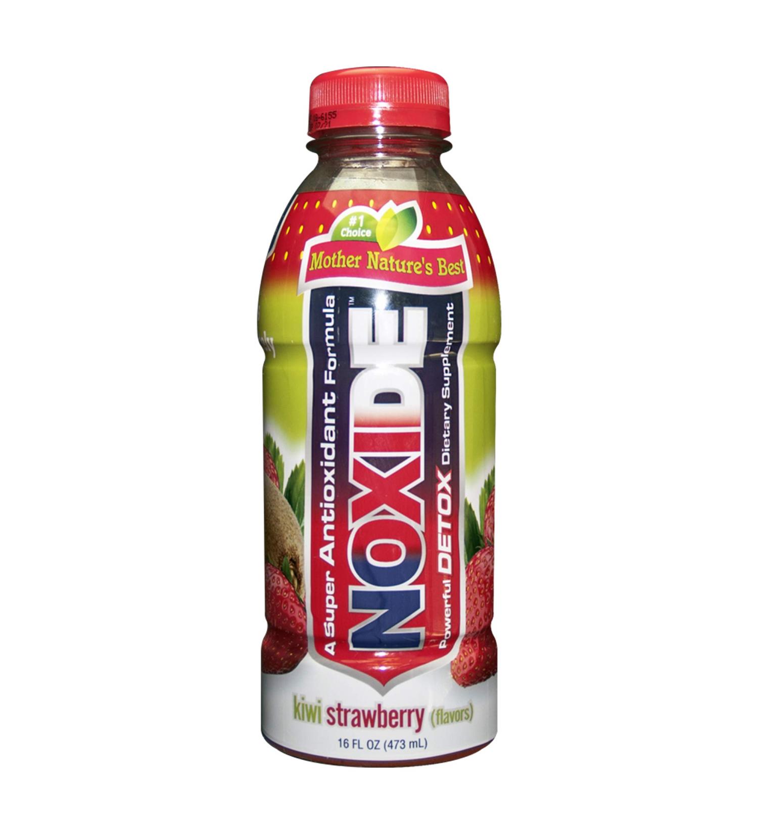 NOXIDE Natural Detox Body Formula with Turmeric & Milk Thistle | Deep Cleansing (Kiwi Strawberry) | 16oz Bottle - Buy Online on GoSupps.com