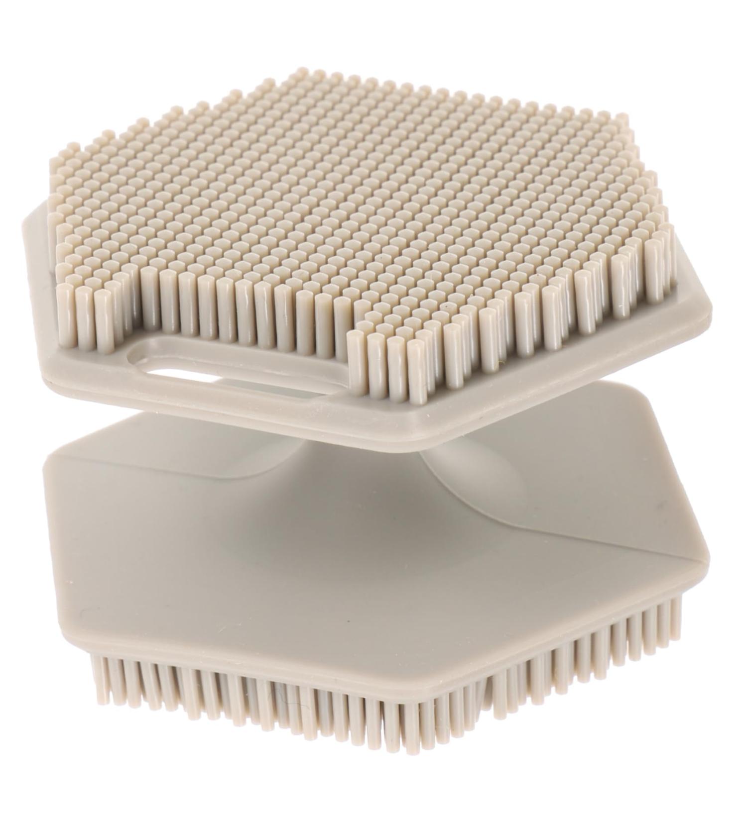  Didiseaon Didiseaon Facial Brush Exfoliating Facial Scrubber Scrub Brush Facial Cleansing Brush Facial Brush Silica Gel Double Sided Makeup Brush - Buy Online on GoSupps.com