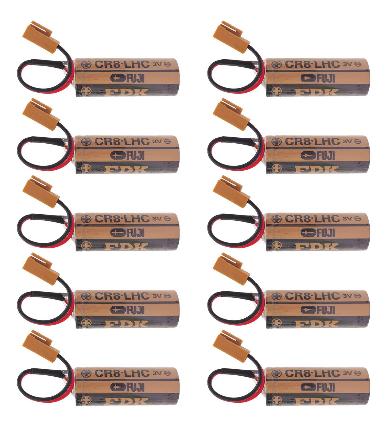 Buy WELLVEUS 10 Pack CR8.LHC 3V 2600mAh Batteries for Fuji FDK CR8-LHC | Long-lasting Automatic Flusher Power - Buy Online on GoSupps.com