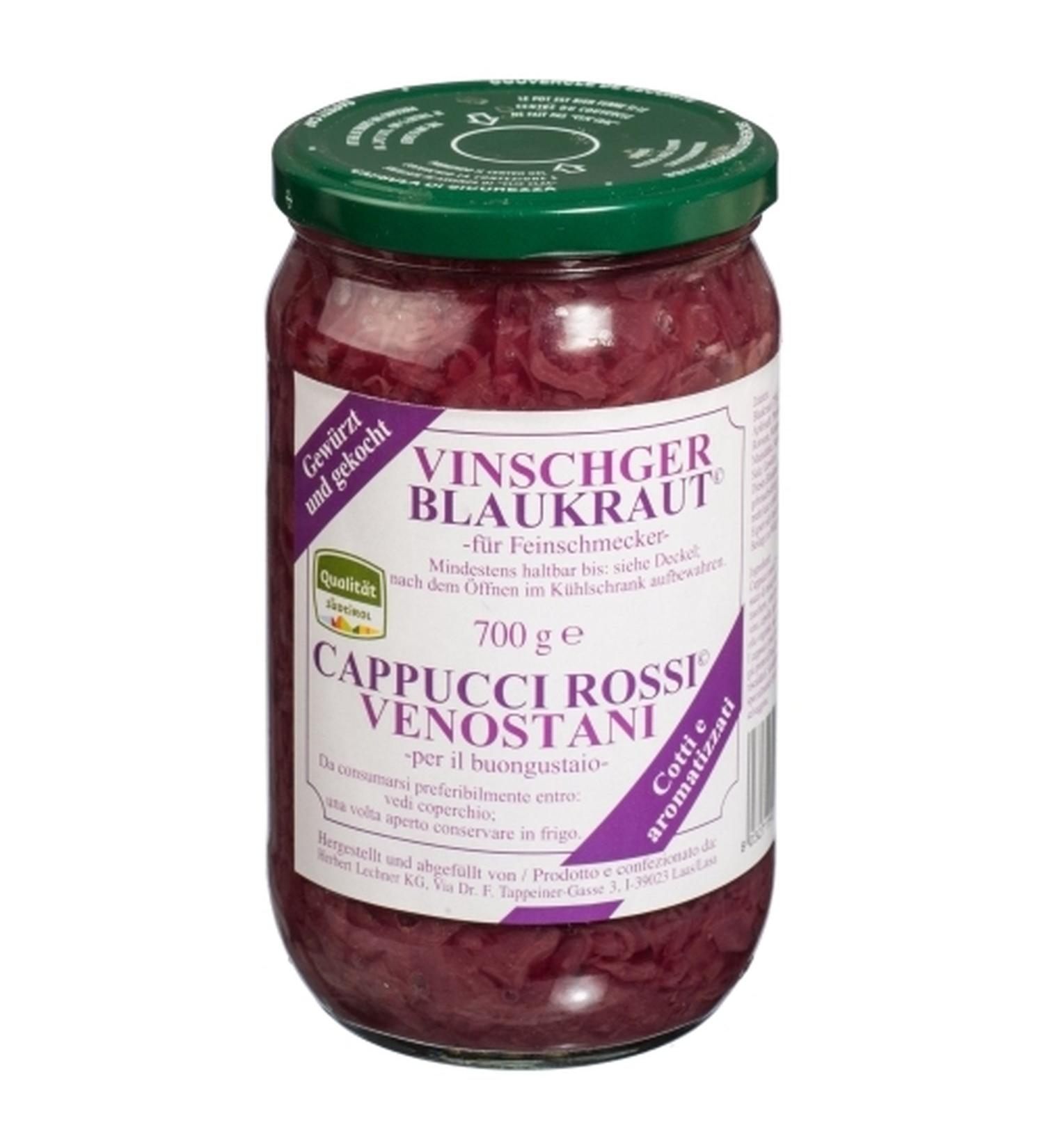 Vinschger red cabbage 700 gr. - Herbert Lechner