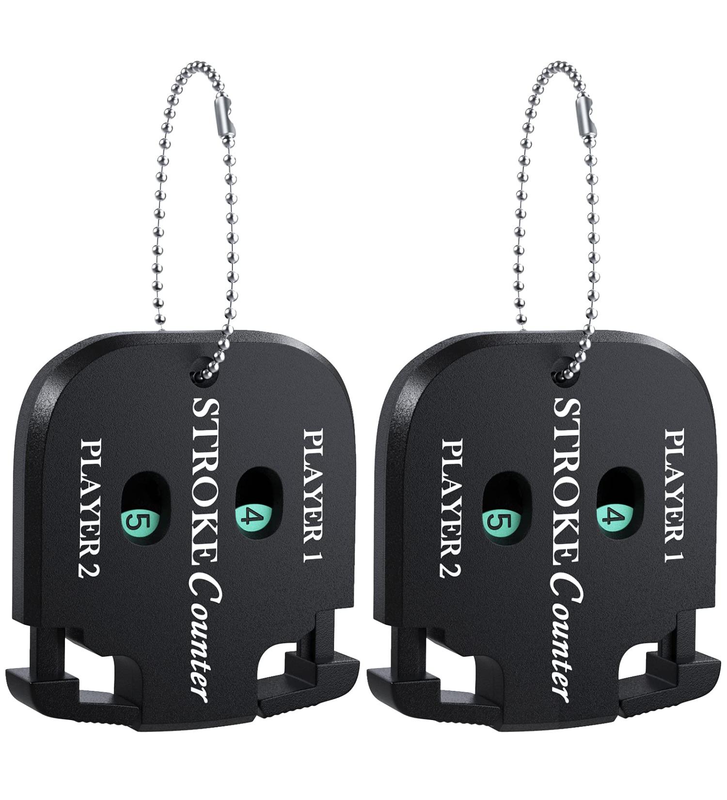 Vibit Mini Golf Score Counter Clicker (2 Pack) - Portable Stroke Tracking Tool and Keychain for Outdoor Putt Game Scorekeeping - Buy Online on GoSupps.com