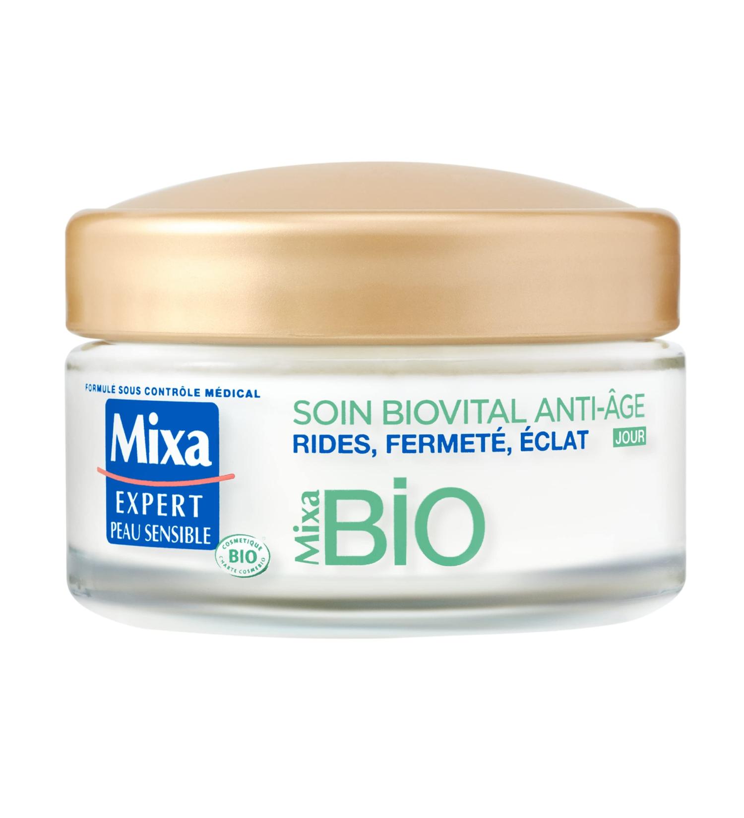 Mixa BIO - Biovital Care Anti-Aging Day Cream - Wrinkles Firmness Radiance - Mature Skin - 50 ml - Buy Online on GoSupps.com