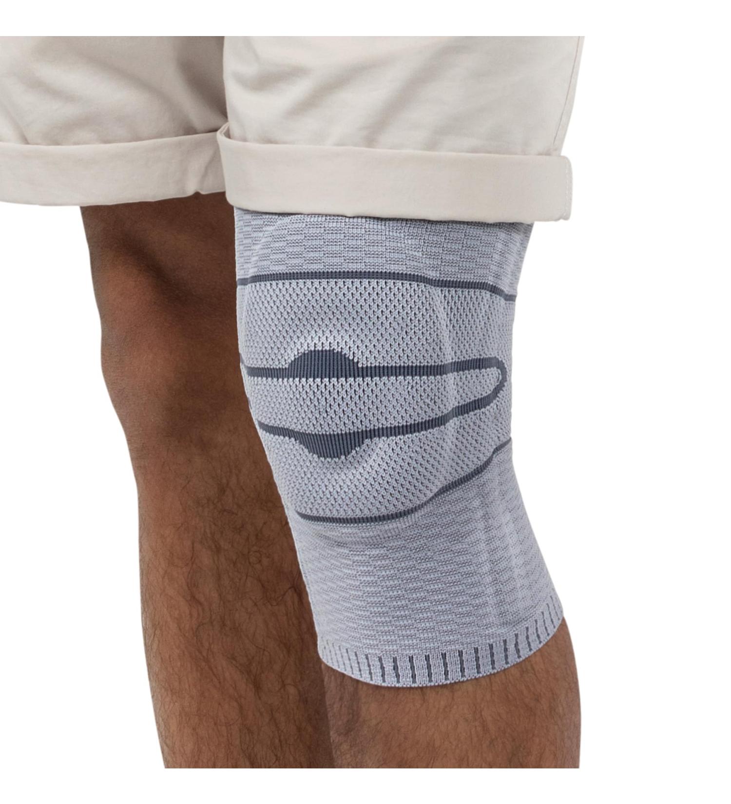 Buy Knee Support - Alleviate & Prevent Knee Pain | Grey | Ideal for Daily Activities - Buy Online on GoSupps.com