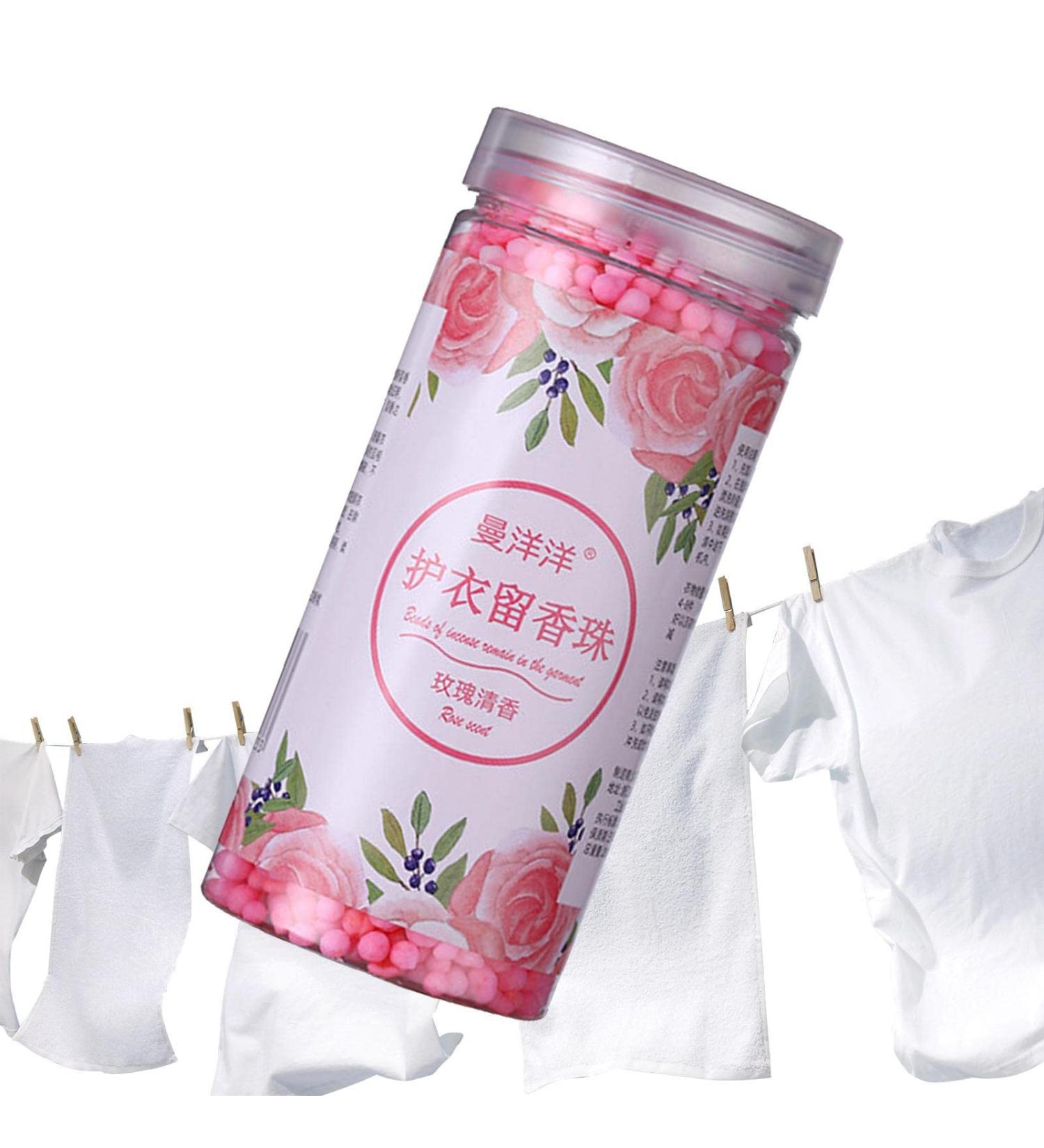 Fragrance Beads for Clothes | Laundry Scented Beads 200g House Laundry Scent Booster Bead for Washer Clothing Fragrance Beads Laundry Scented Beads Rose Fragrance-200g - Buy Online on GoSupps.com