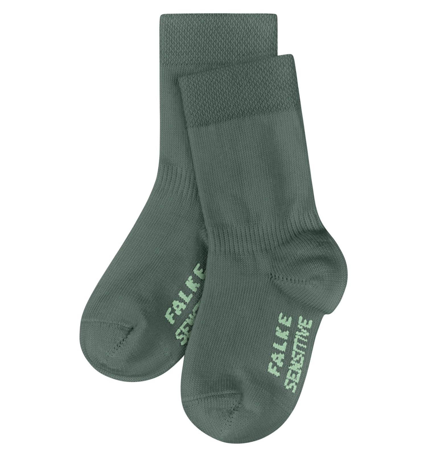 FALKE Unisex Baby Cotton Soft-Top Socks | Gentle Grip & Elasticated Zone | Sensitive 6-12 Months Green | Eco-Friendly | 1 Pair - Buy Online on GoSupps.com