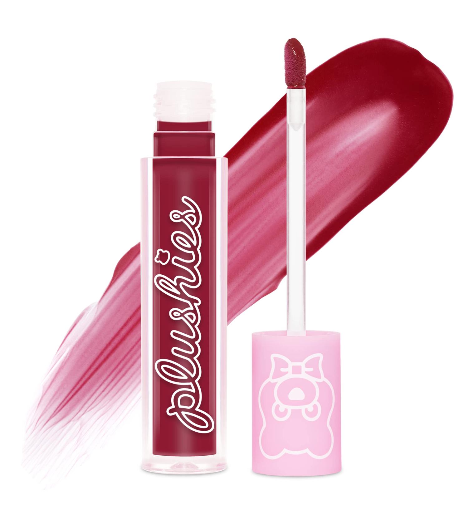 Lime Crime Plushies Soft Matte Lipstick in Blackberry - Long-Lasting, Comfortable Formula with Blackberry Candy Scent - Talc-Free and Paraben-Free - Buy Online on GoSupps.com