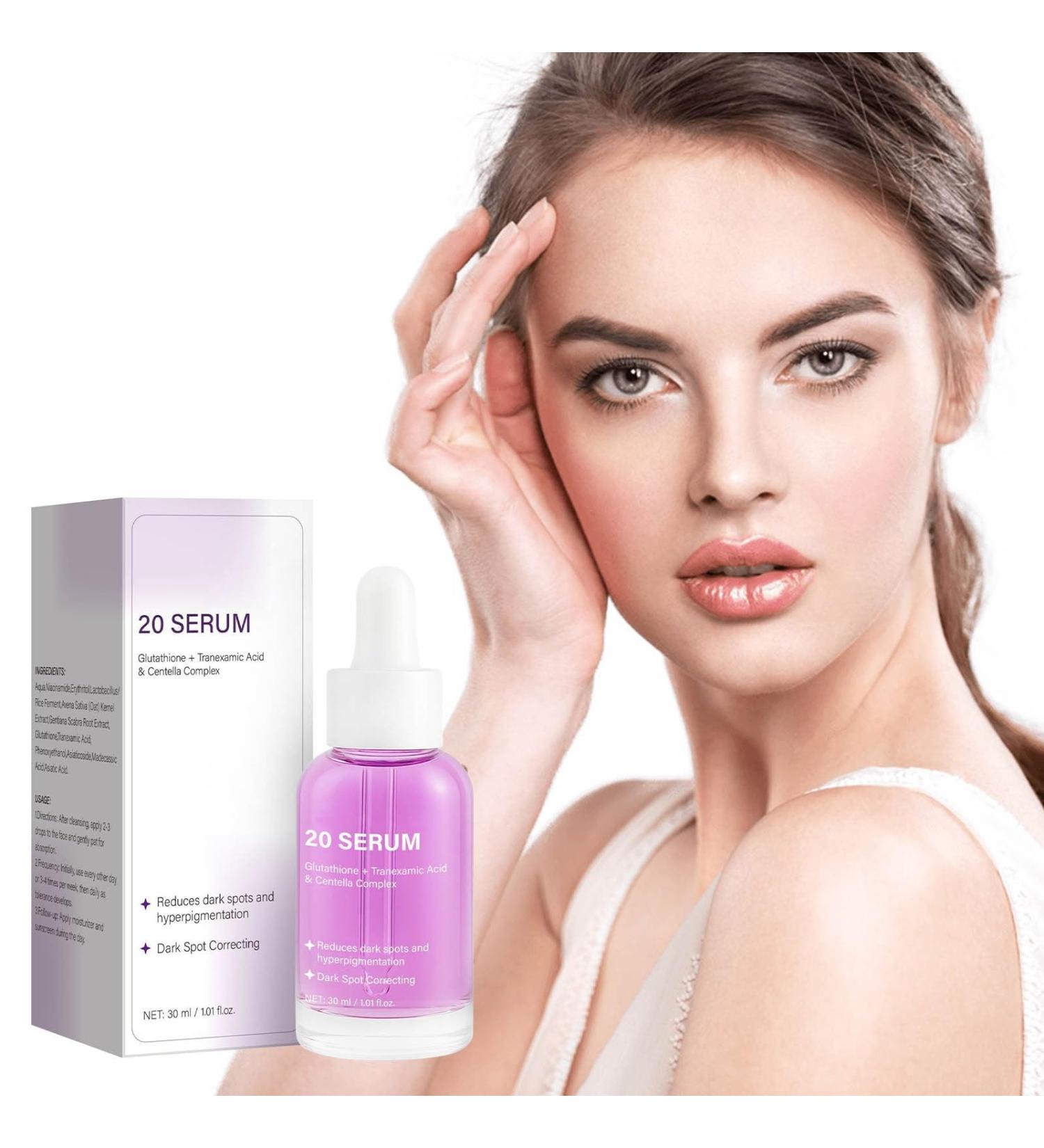 Face Serum With Glutathione TXA Tranexamic And Centella Reduces Pigmentation Uneven Tone Pore Care For Sensitive 30ml - Buy Online on GoSupps.com