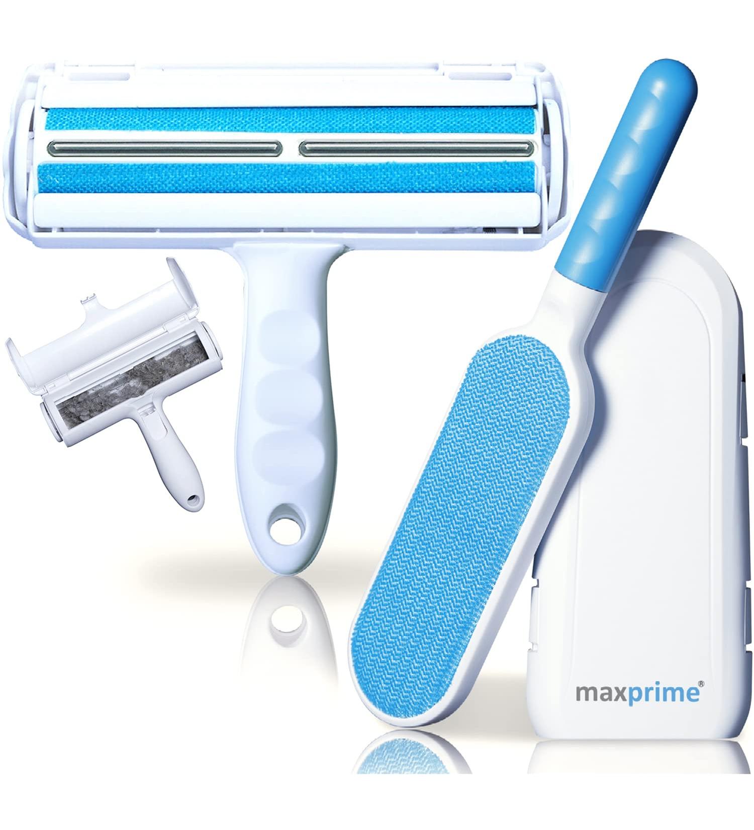 NEW MAXPRIME Animal Hair Remover Lint Roll Set | 100-Day Money Back Guarantee | Effective for Dog & Cat Hair on Clothes Sofas Cars & Carpets | RRP 29.95 - Buy Online on GoSupps.com